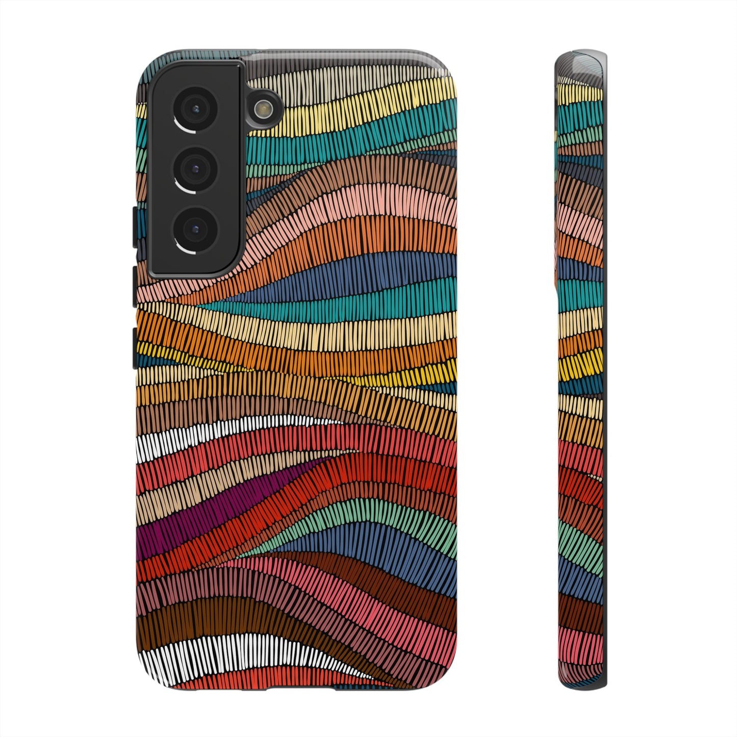 Threaded Harmony: Tapestry-inspired Phone Case for iPhone, Samsung Galaxy and Google Pixel devices