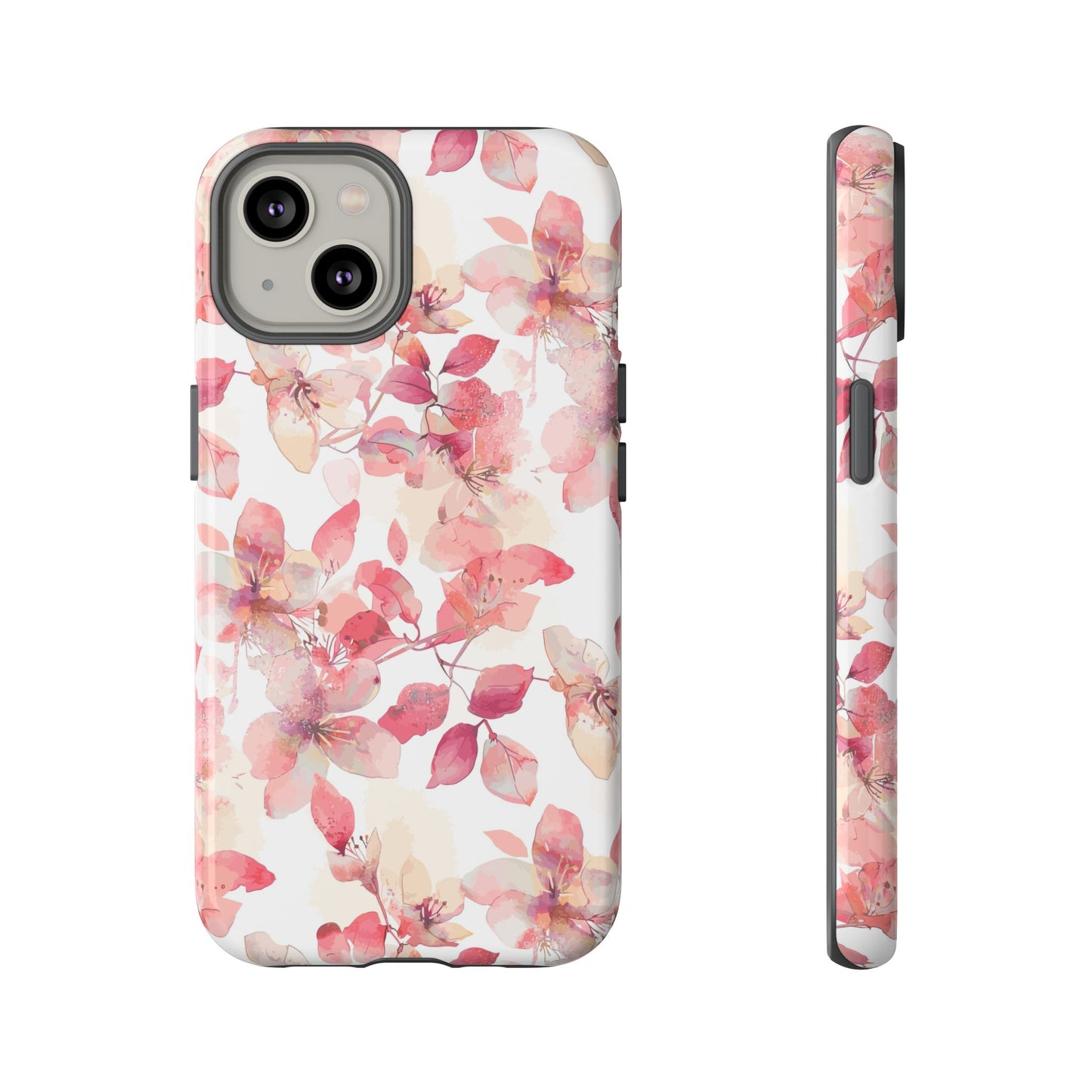 Watercolor Flowers: Tough Case for iPhone, Samsung Galaxy and Google Pixel devices