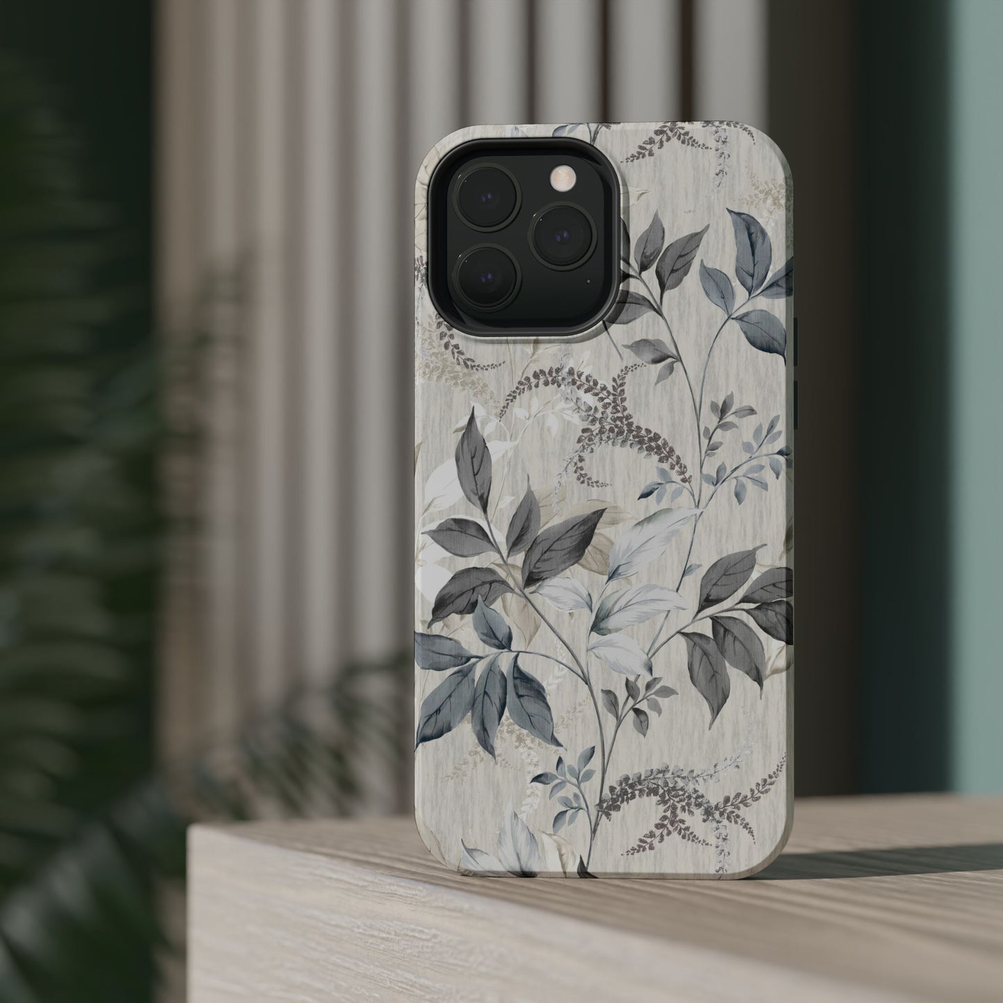 Luxury Leaves (MagSafe version): Artistic case for iPhone, Samsung Galaxy and Google Pixel