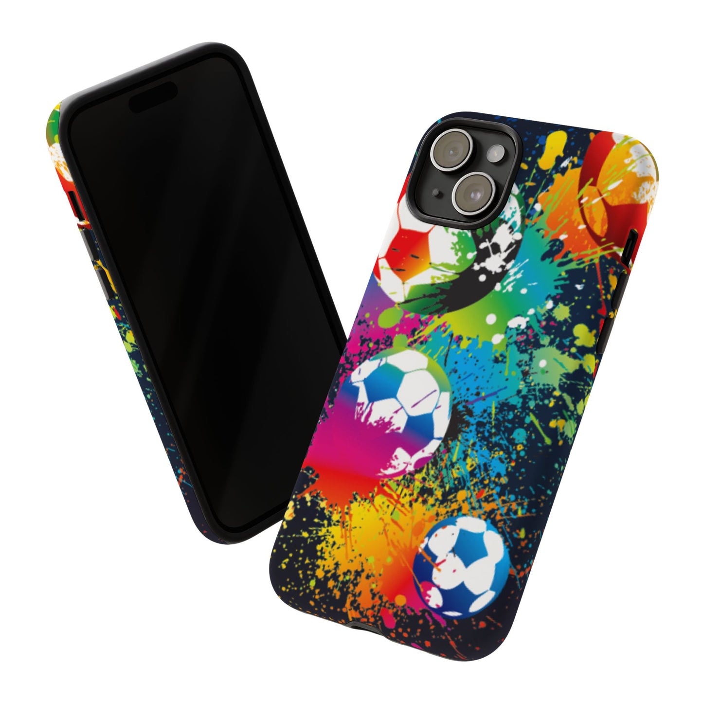 Footballer's Phone Case: Vibrant Case for iPhone, Samsung Galaxy and Google Pixel devices