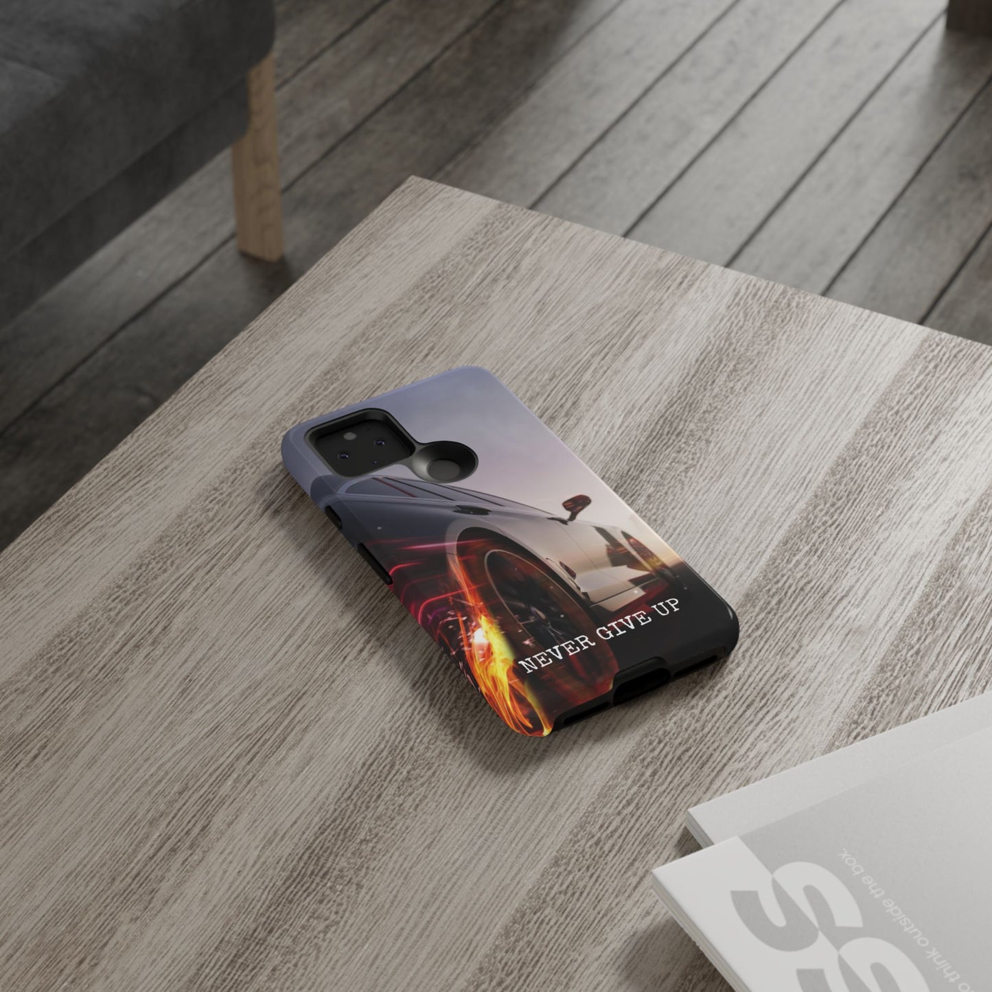 Never Give Up v2: Tough Case for iPhone, Samsung Galaxy and Google Pixel