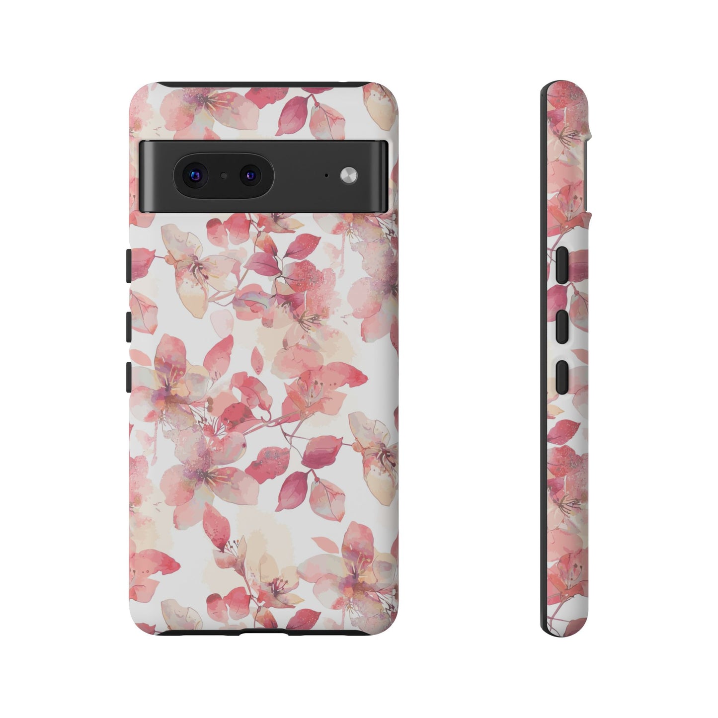 Watercolor Flowers: Tough Case for iPhone, Samsung Galaxy and Google Pixel devices