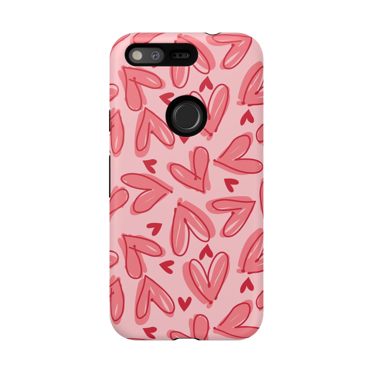 Hearts: Tough Case for iPhone, Samsung Galaxy and Google Pixel devices