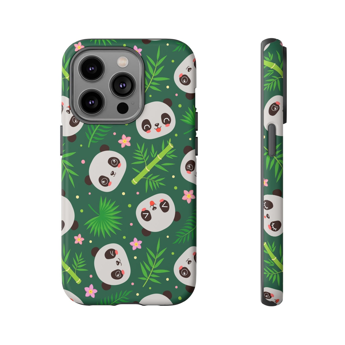 Cute Panda: Tough Case for iPhone, Samsung Galaxy and Google Pixel devices