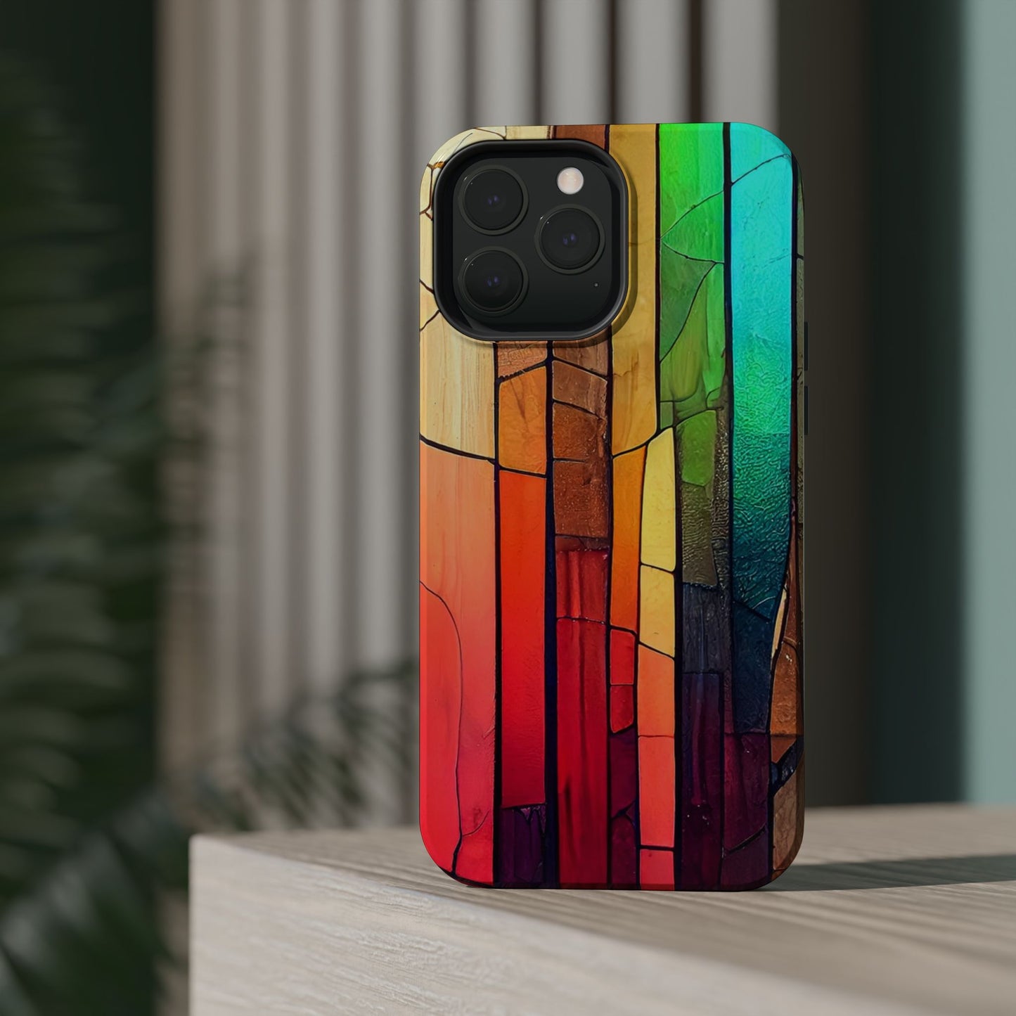 Stained Glass Design MagSafe Case for iPhone
