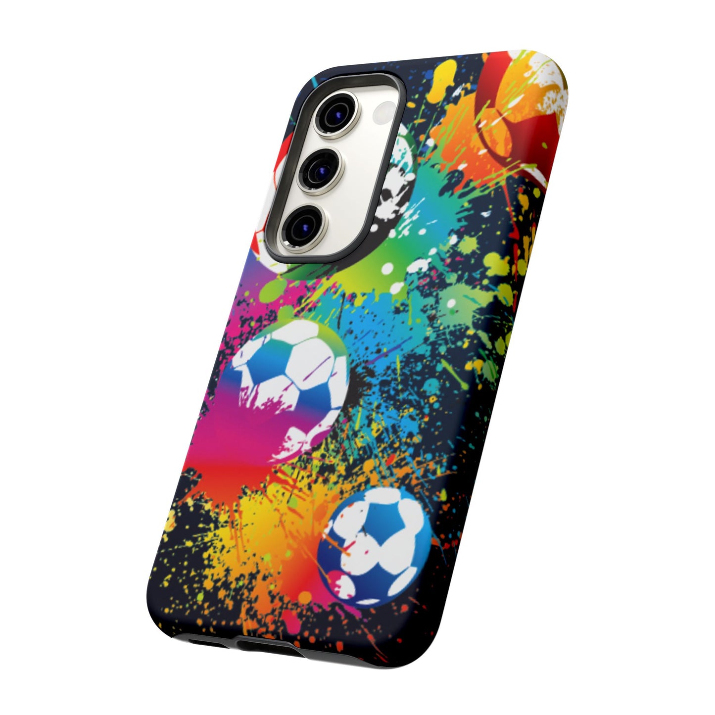 Footballer's Phone Case: Vibrant Case for iPhone, Samsung Galaxy and Google Pixel devices