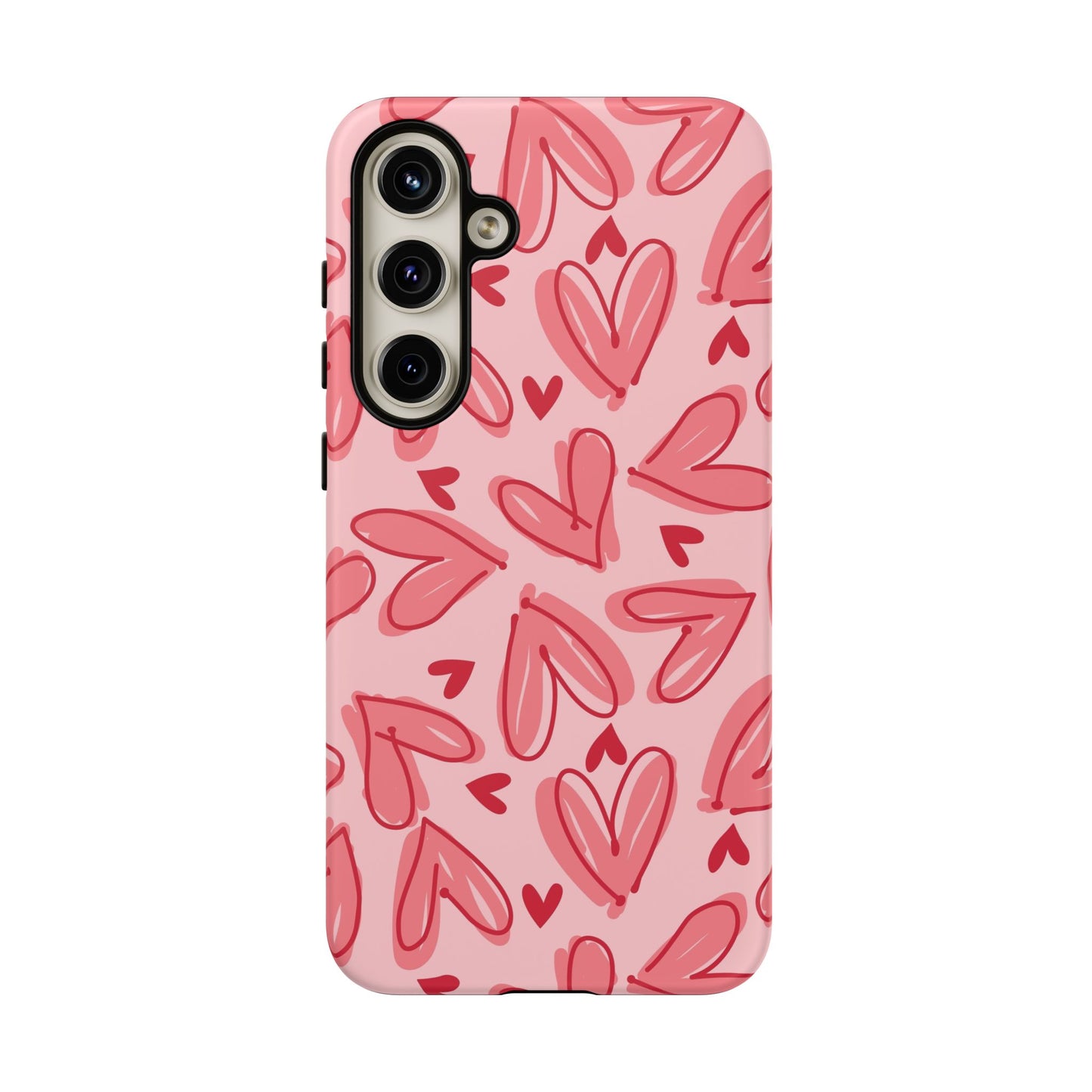 Hearts: Tough Case for iPhone, Samsung Galaxy and Google Pixel devices
