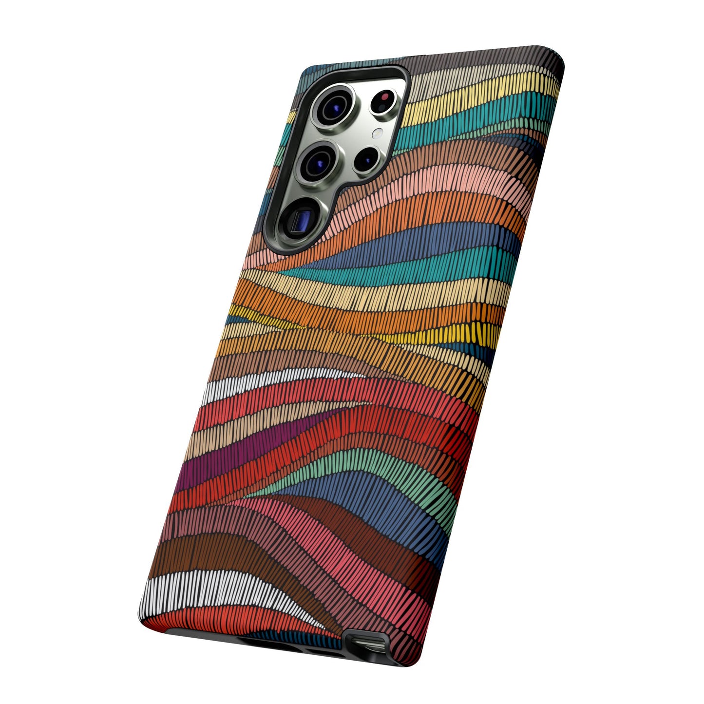 Threaded Harmony: Tapestry-inspired Phone Case for iPhone, Samsung Galaxy and Google Pixel devices