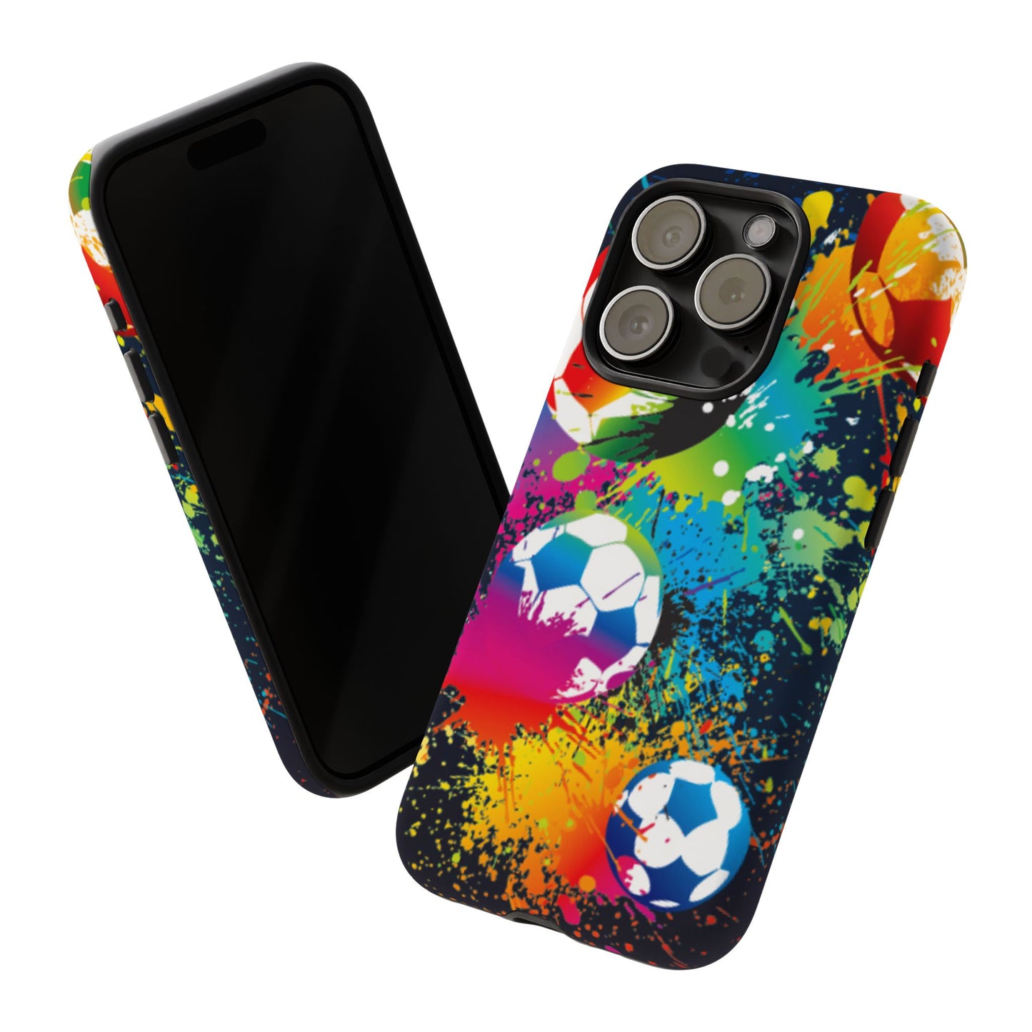 Footballer's Phone Case: Vibrant Case for iPhone, Samsung Galaxy and Google Pixel devices