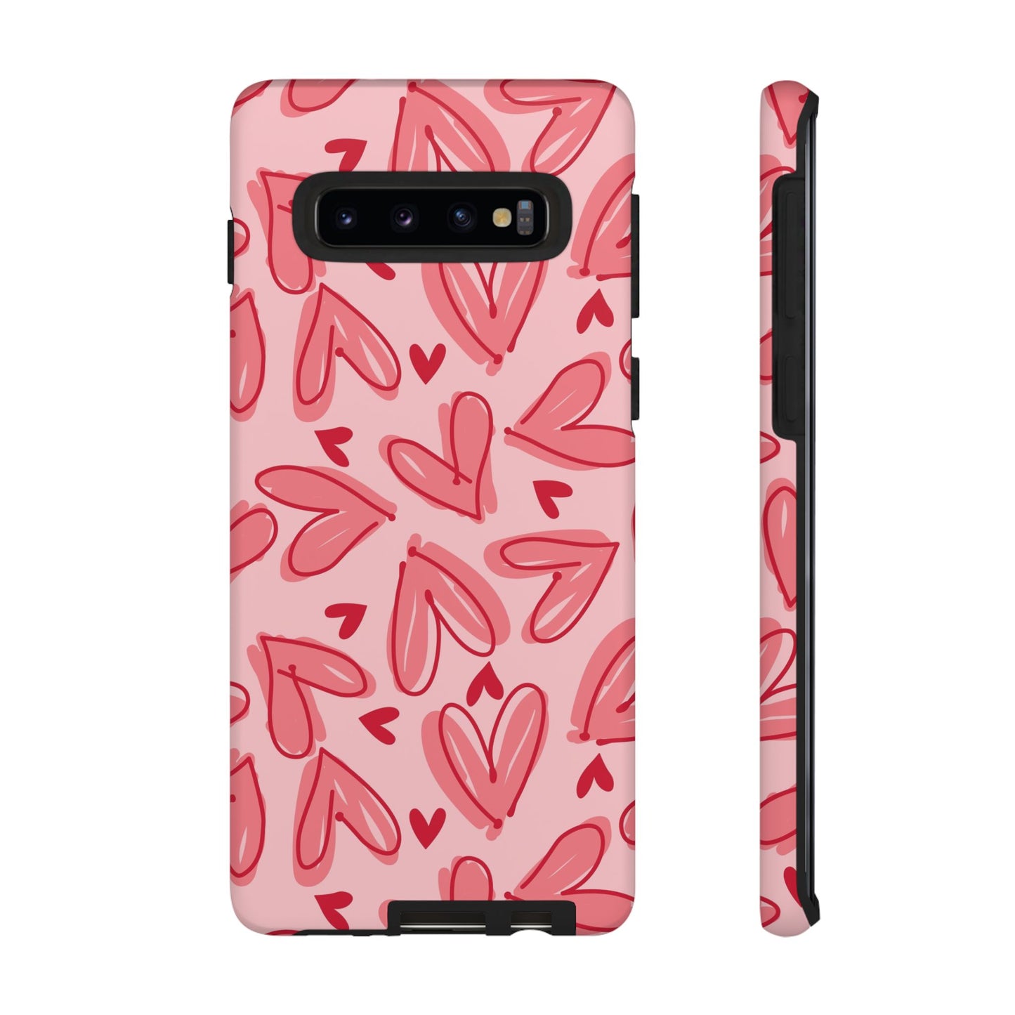 Hearts: Tough Case for iPhone, Samsung Galaxy and Google Pixel devices