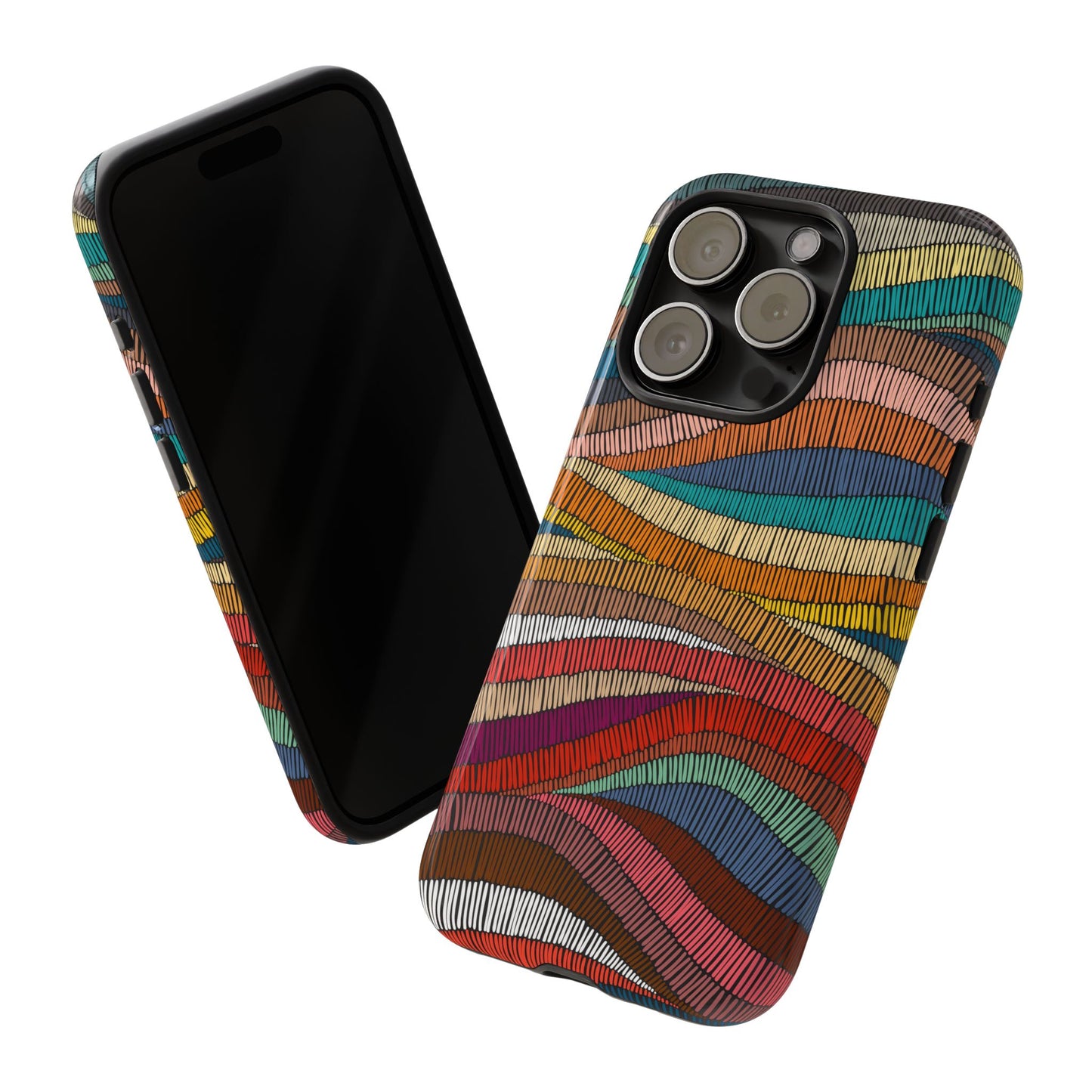 Threaded Harmony: Tapestry-inspired Phone Case for iPhone, Samsung Galaxy and Google Pixel devices