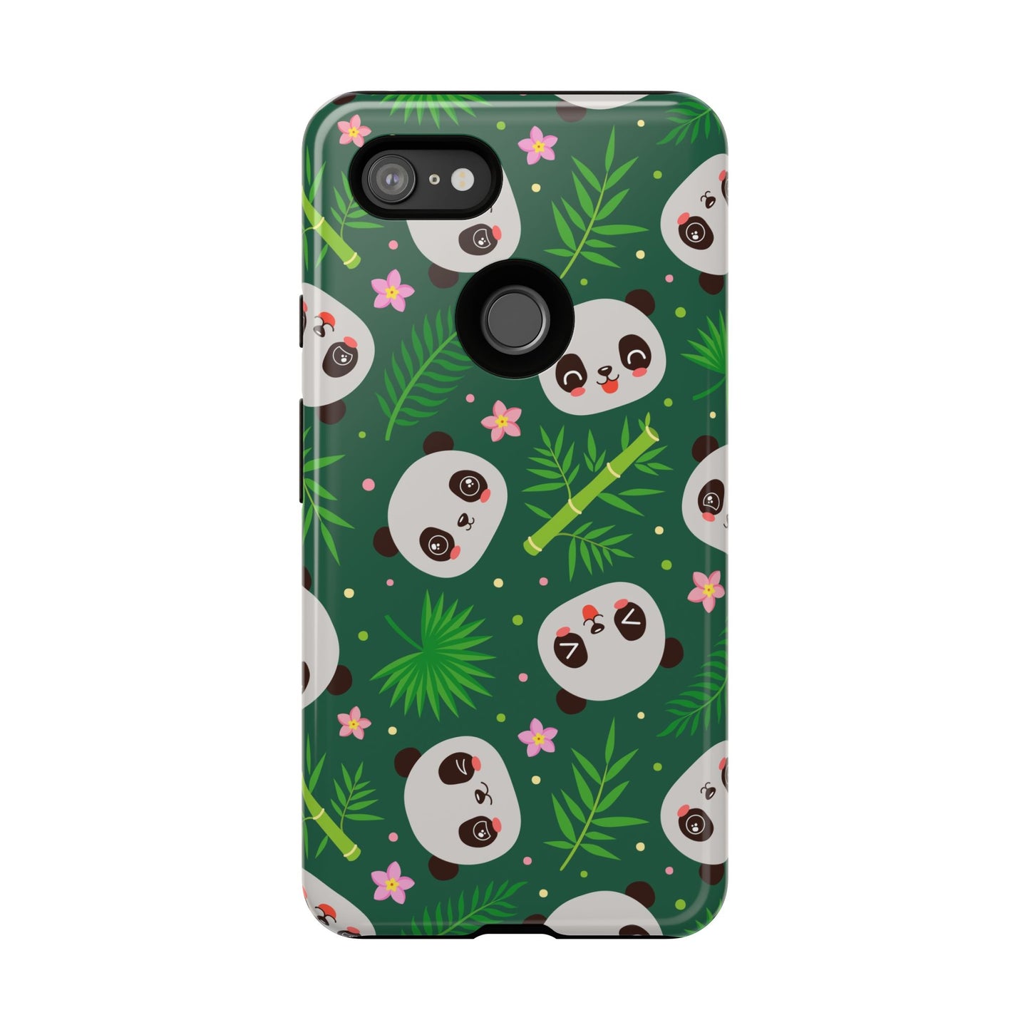 Cute Panda: Tough Case for iPhone, Samsung Galaxy and Google Pixel devices