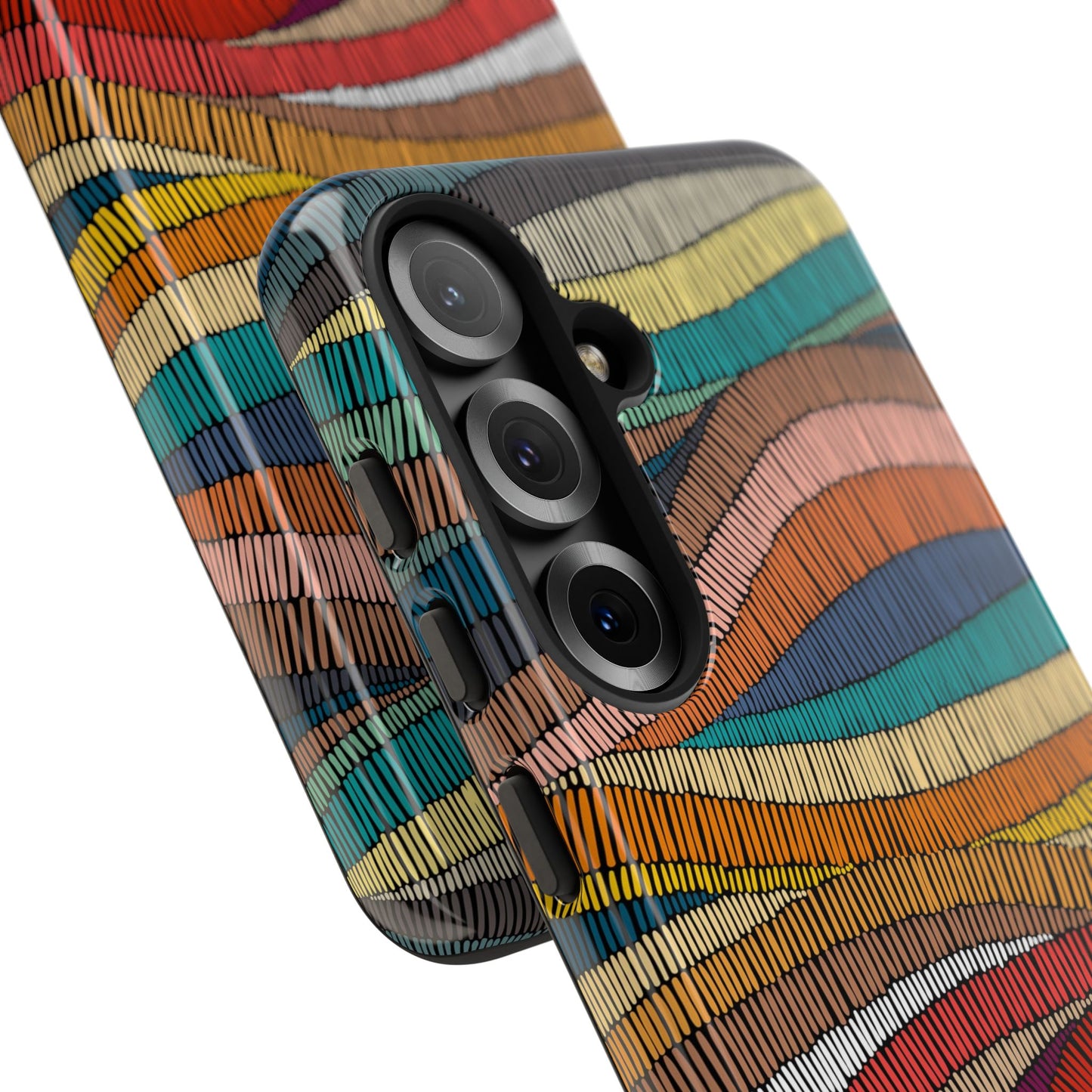 Threaded Harmony: Tapestry-inspired Phone Case for iPhone, Samsung Galaxy and Google Pixel devices