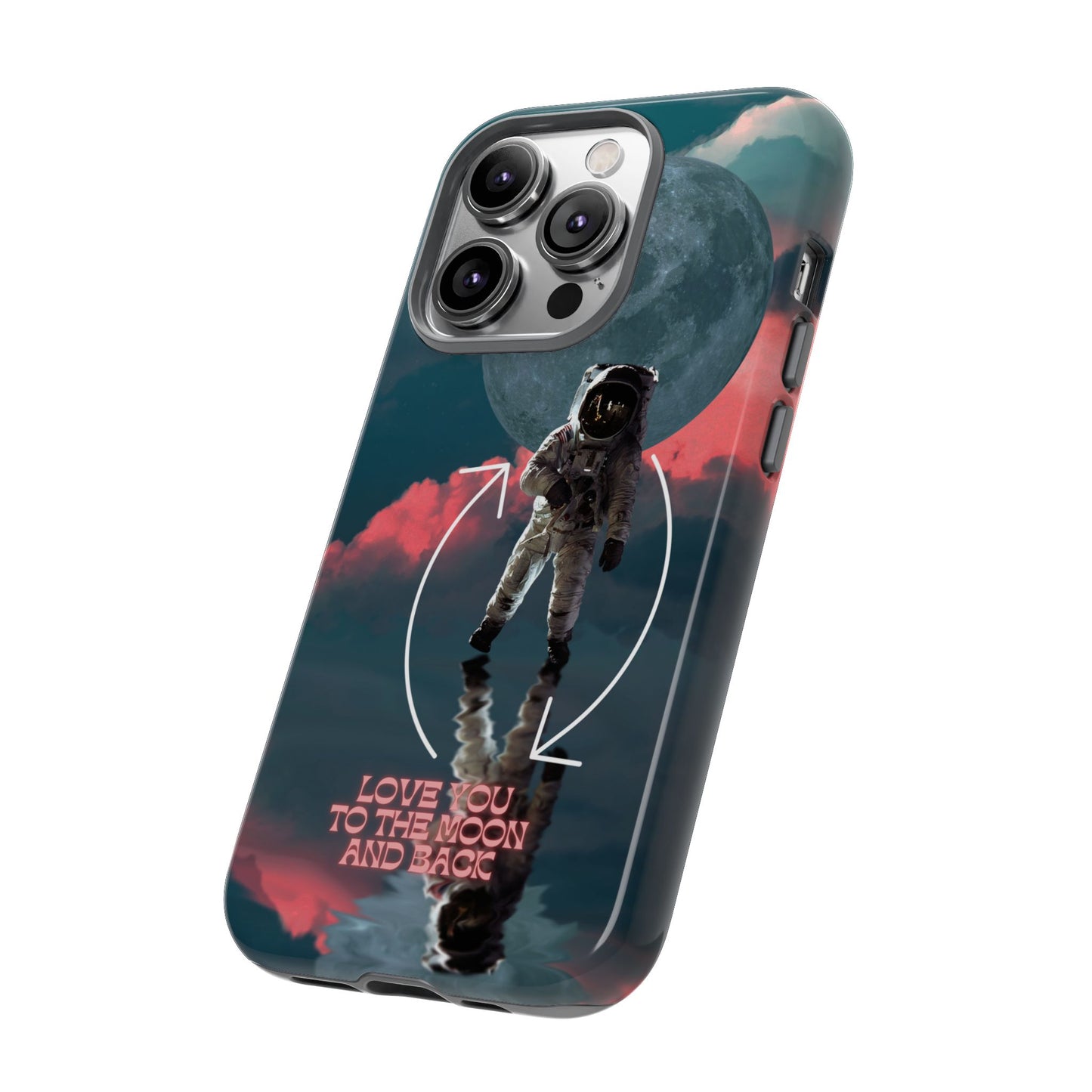 Love You to the Moon and Back: Romance-themed phone case for iPhone, Samsung Galaxy and Google Pixel devices