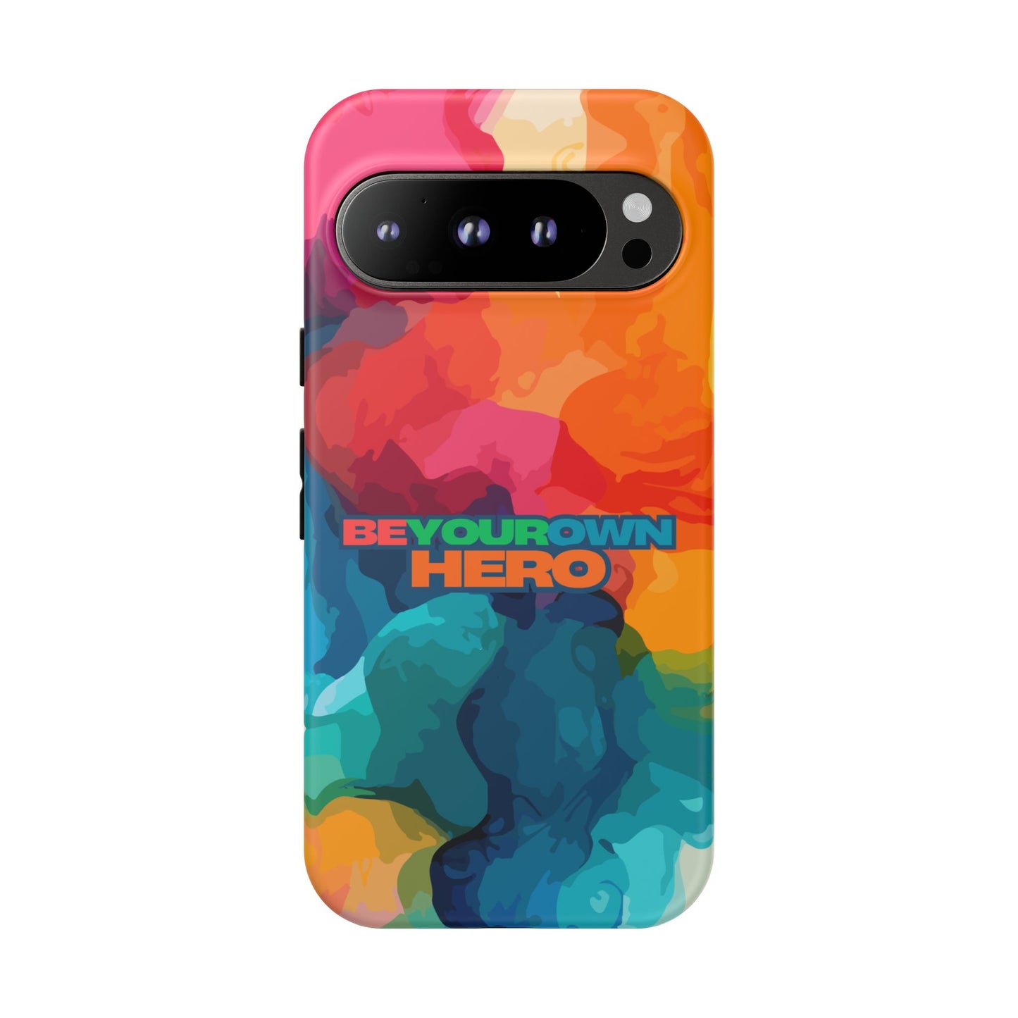 Be Your Own Hero: Tough Case for iPhone, Samsung Galaxy and Google Pixel