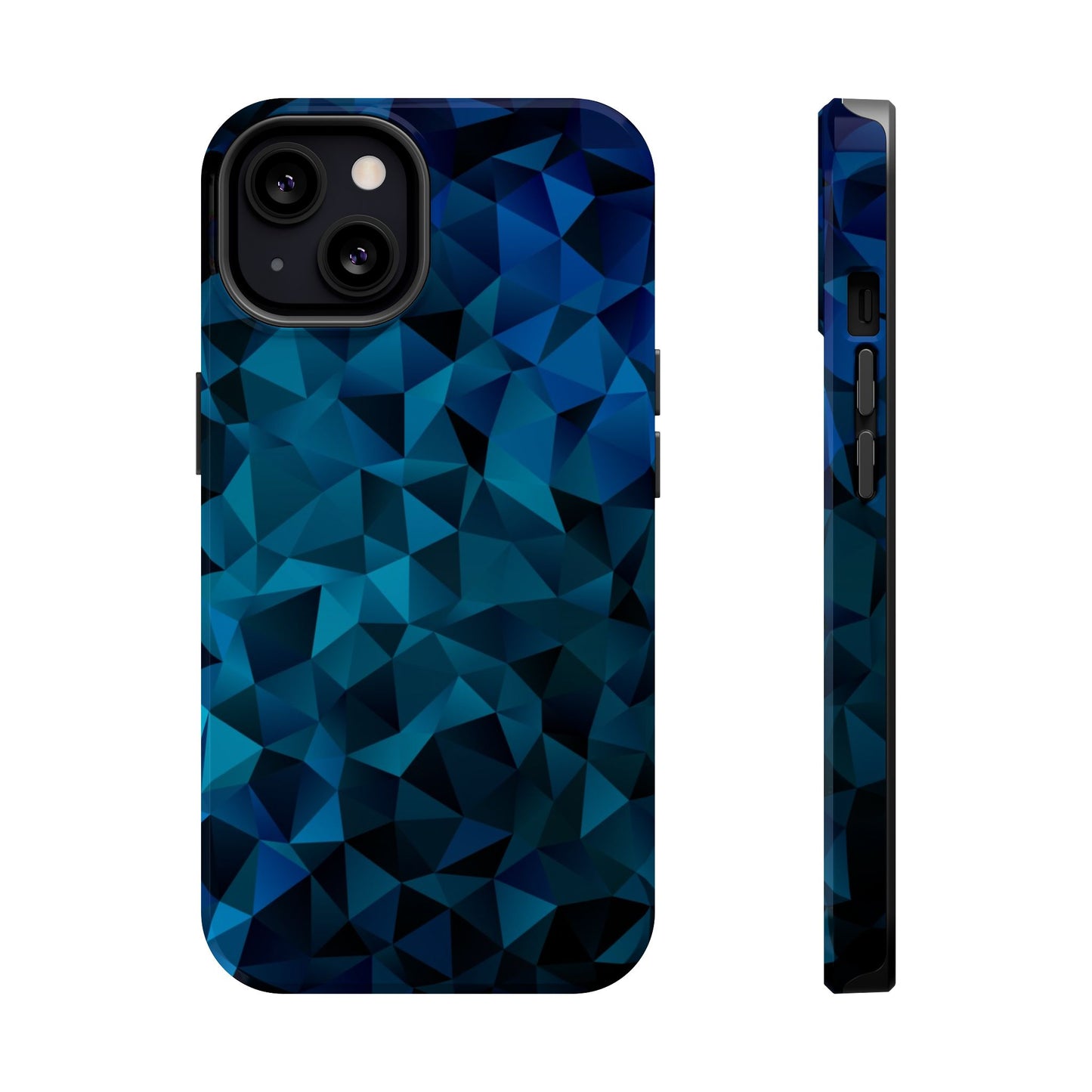 Blue Diamonds (MagSafe version): Elegant phone case for iPhone