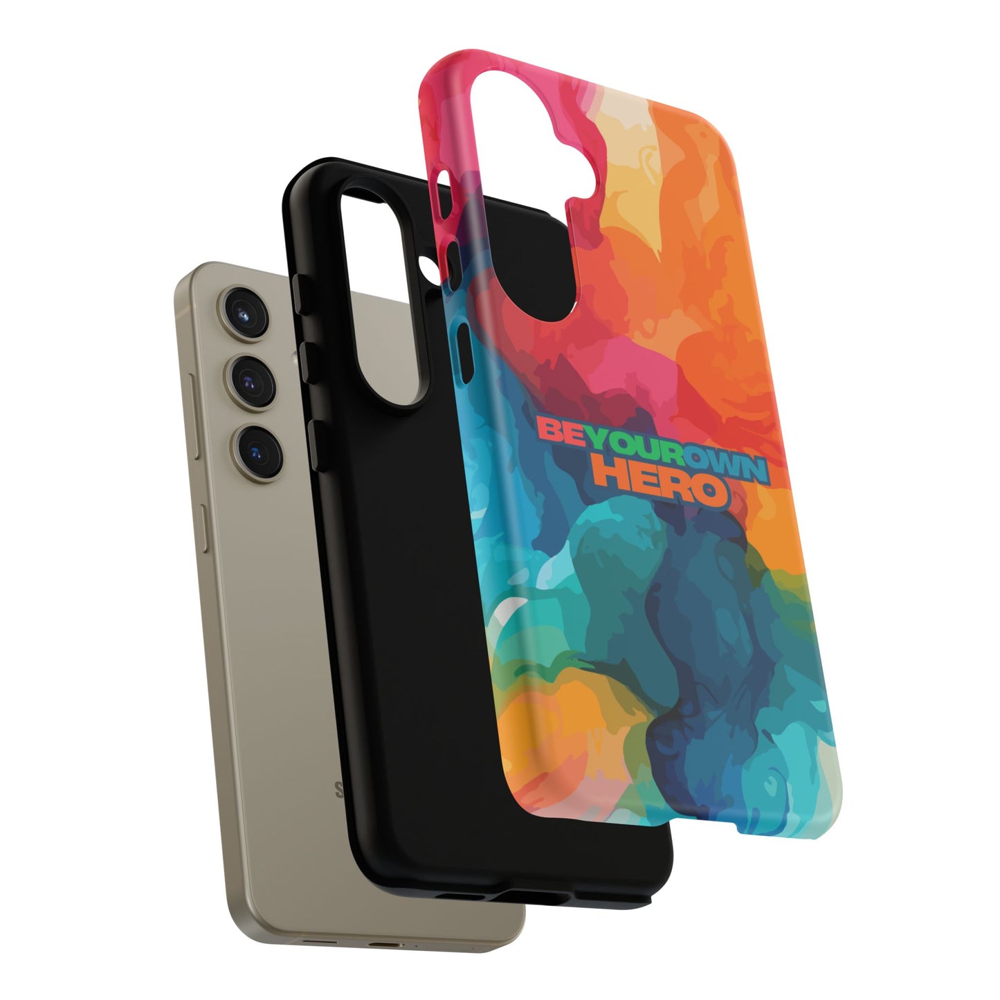 Be Your Own Hero: Tough Case for iPhone, Samsung Galaxy and Google Pixel