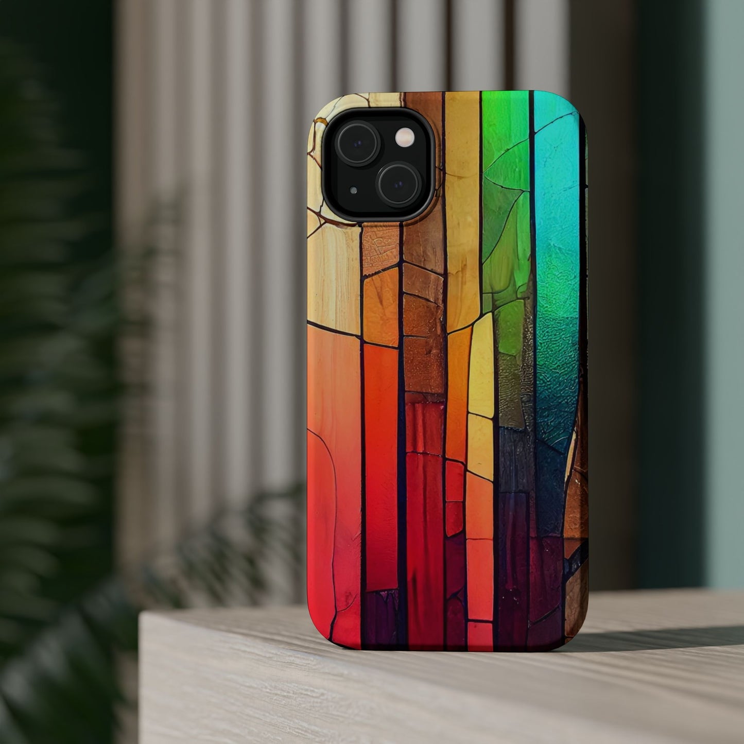 Stained Glass Design MagSafe Case for iPhone