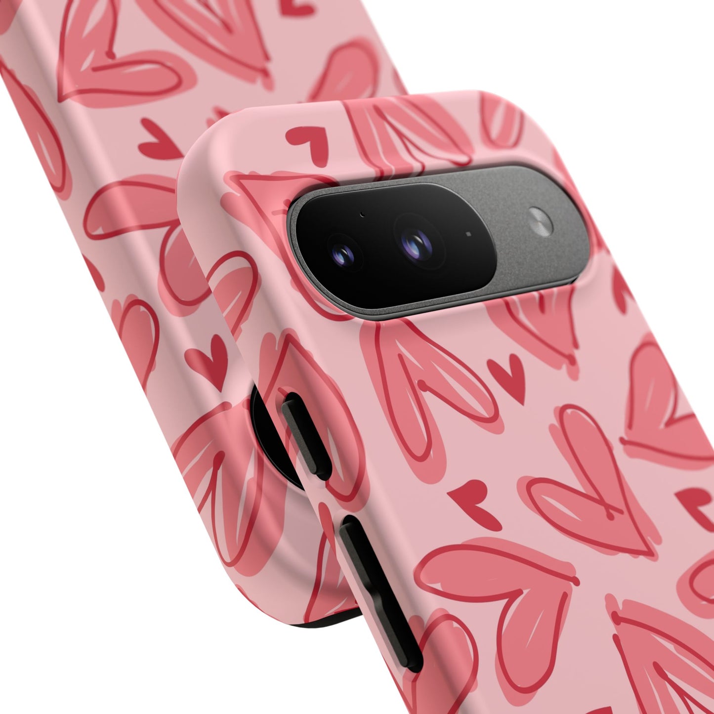 Hearts: Tough Case for iPhone, Samsung Galaxy and Google Pixel devices