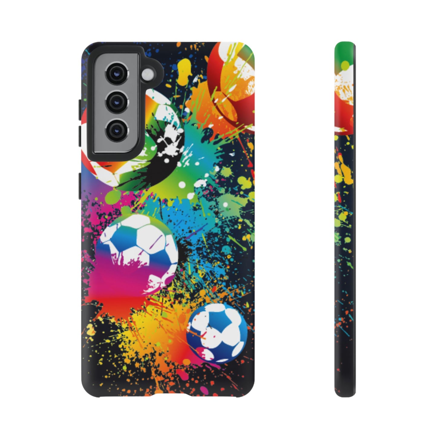 Footballer's Phone Case: Vibrant Case for iPhone, Samsung Galaxy and Google Pixel devices