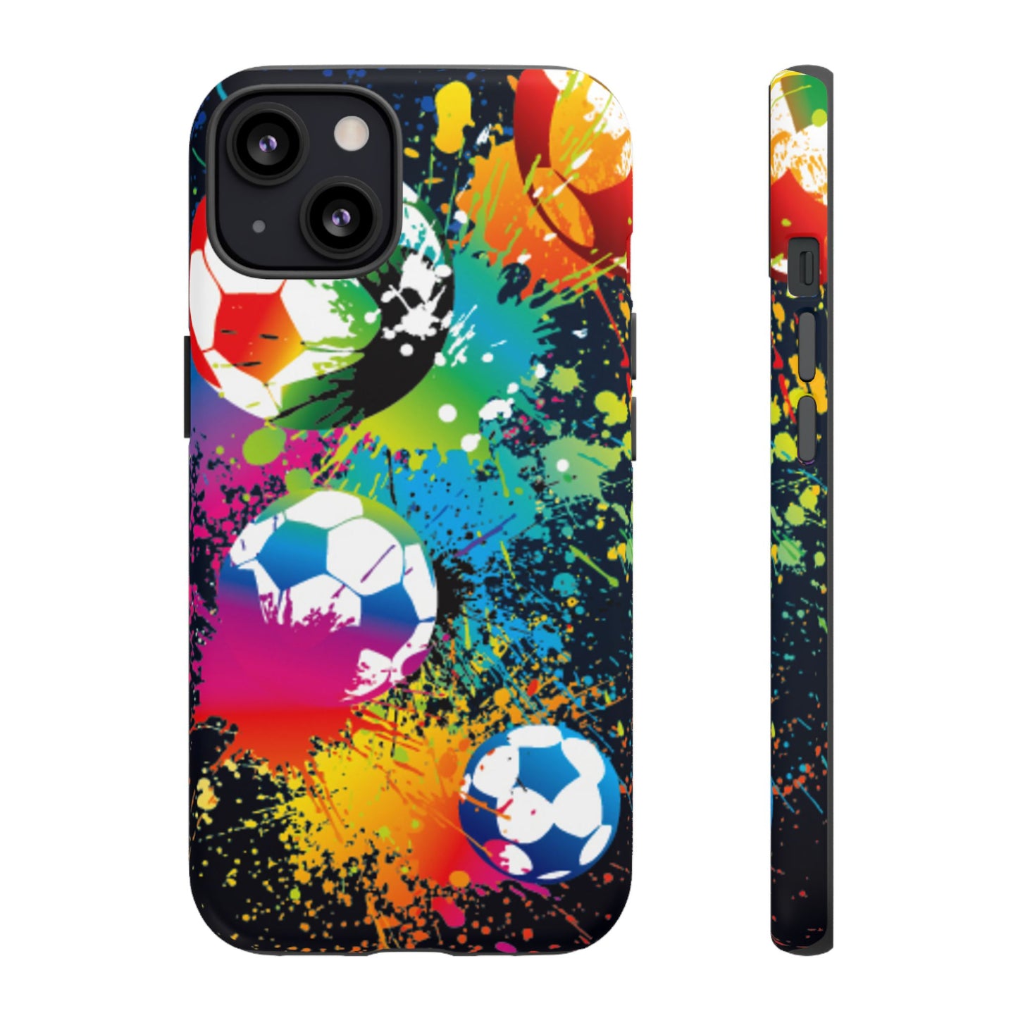 Footballer's Phone Case: Vibrant Case for iPhone, Samsung Galaxy and Google Pixel devices