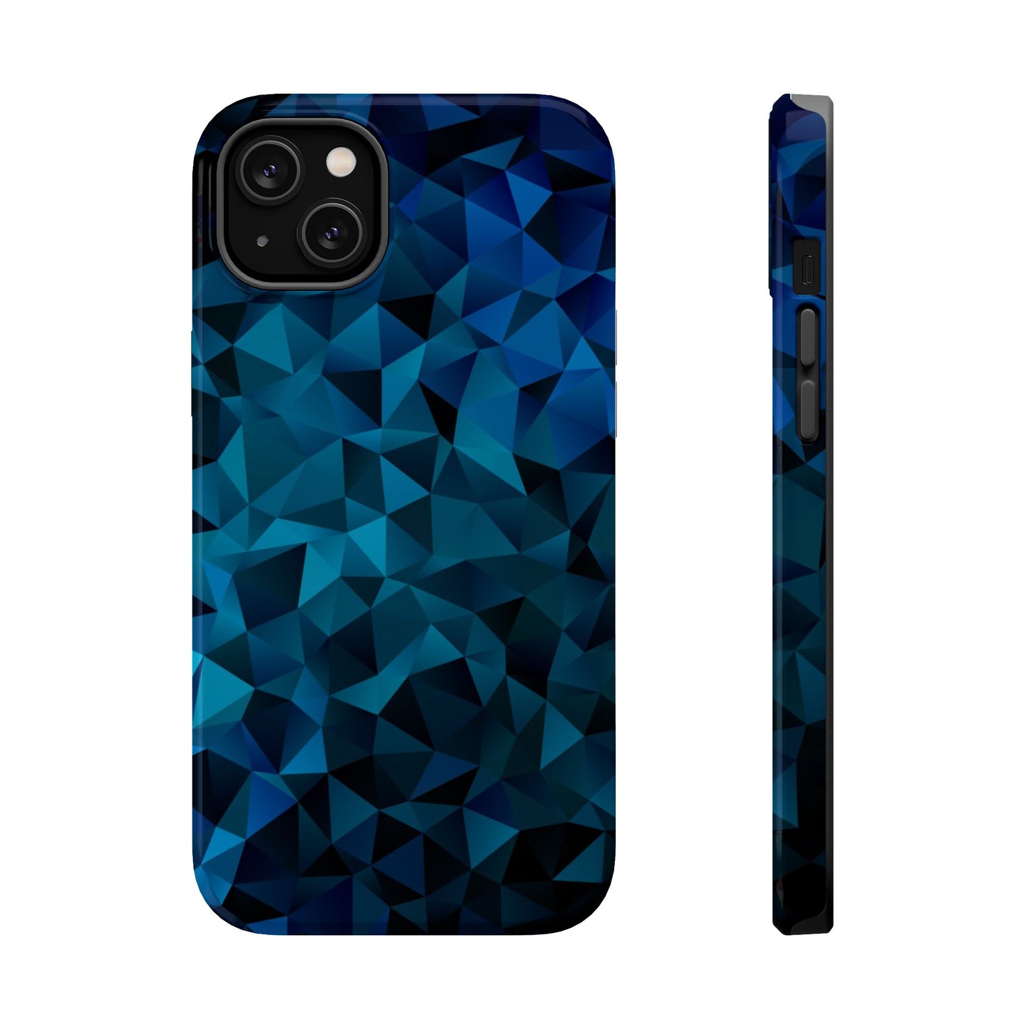 Blue Diamonds (MagSafe version): Elegant phone case for iPhone