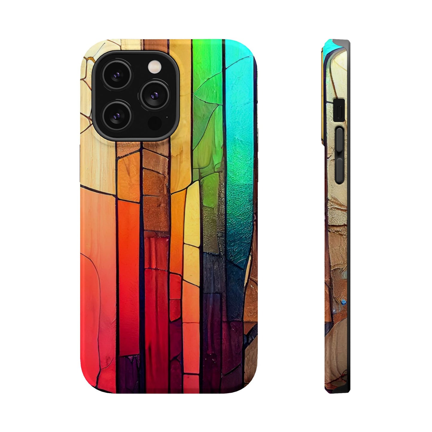Stained Glass Design MagSafe Case for iPhone