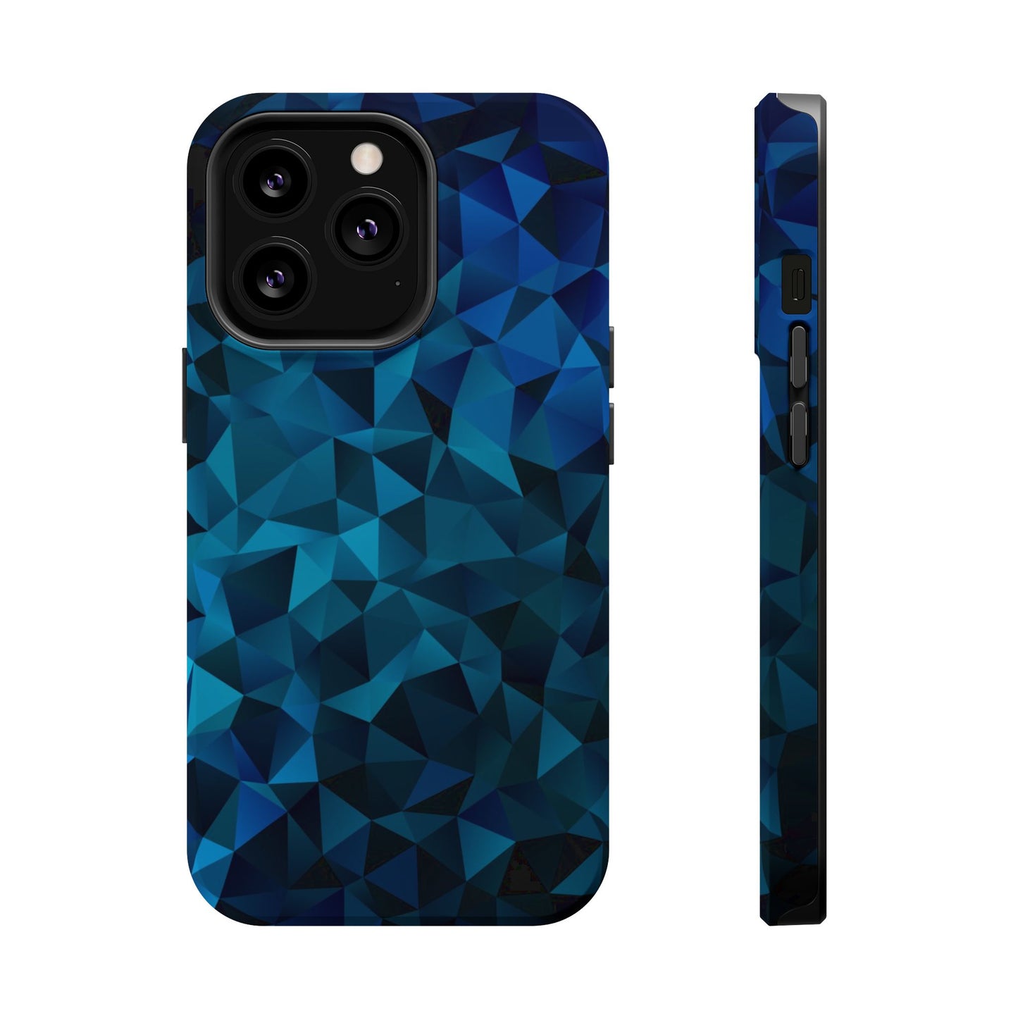 Blue Diamonds (MagSafe version): Elegant phone case for iPhone