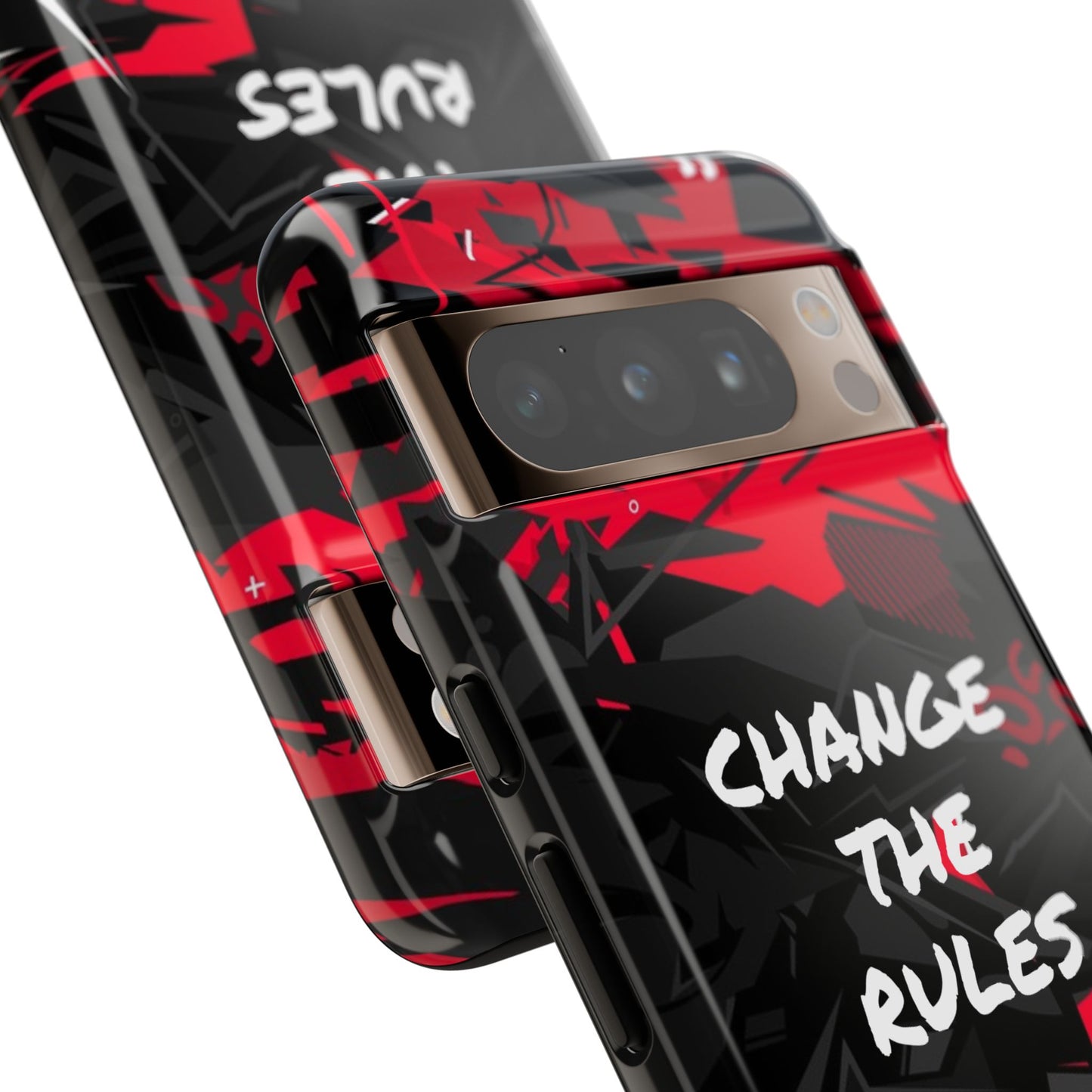 Verander de regels: stevige hoes voor iPhone-, Galaxy- en Pixel-apparaten