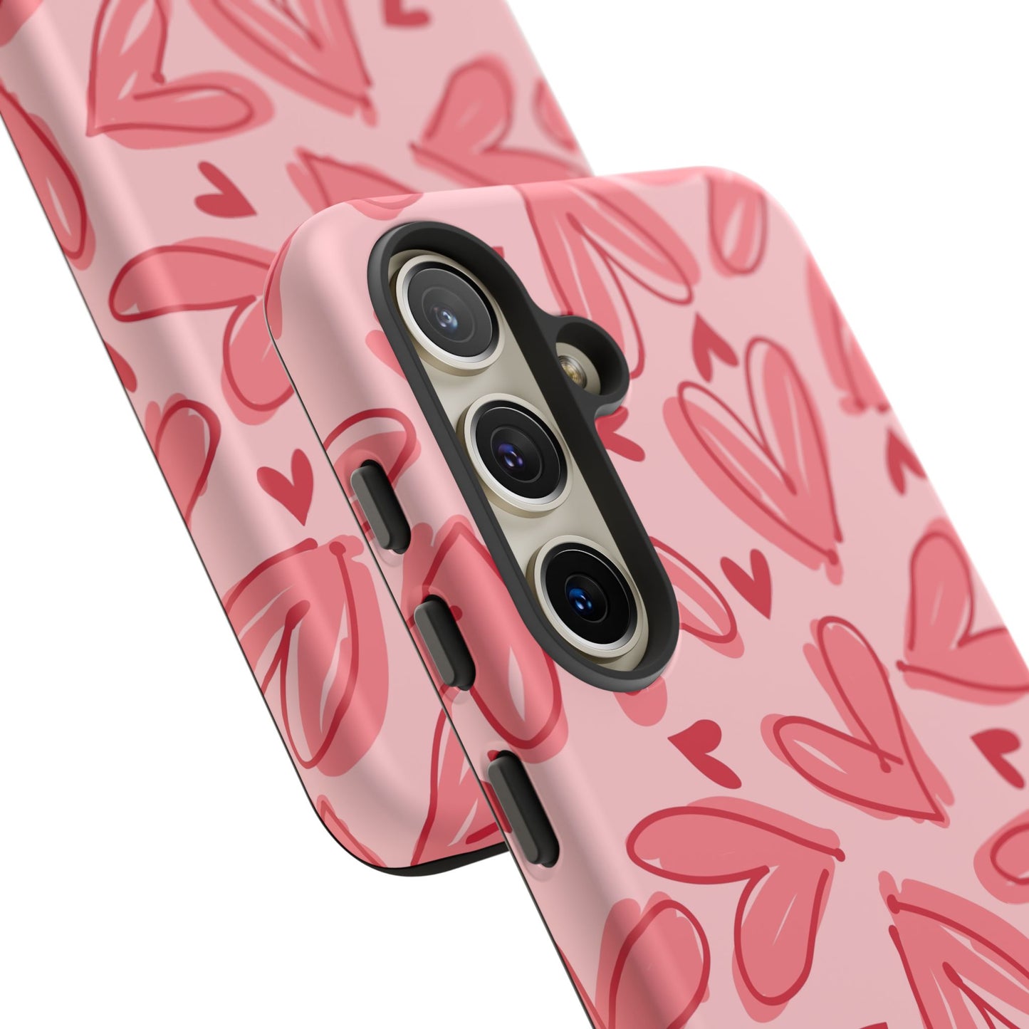 Hearts: Tough Case for iPhone, Samsung Galaxy and Google Pixel devices