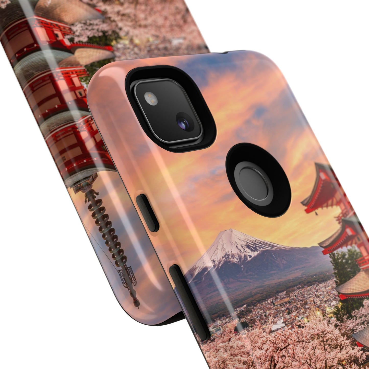 Cherry Blossoms Mt. Fuji phone case for iPhone, Galaxy and Pixel devices