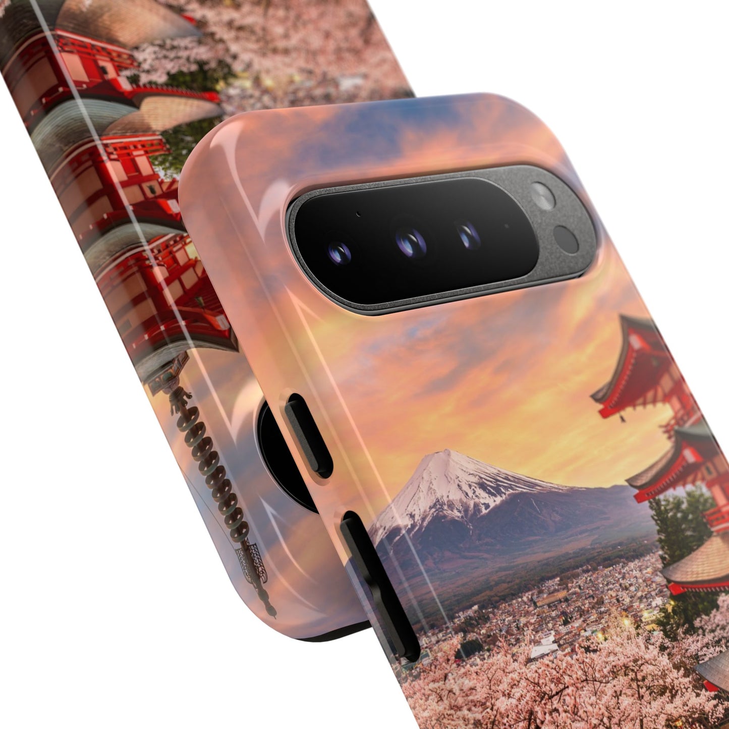 Cherry Blossoms Mt. Fuji phone case for iPhone, Galaxy and Pixel devices