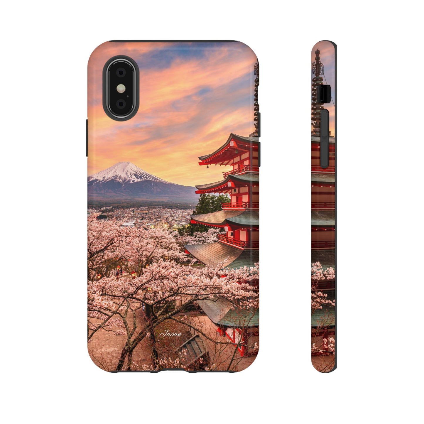 Cherry Blossoms Mt. Fuji phone case for iPhone, Galaxy and Pixel devices