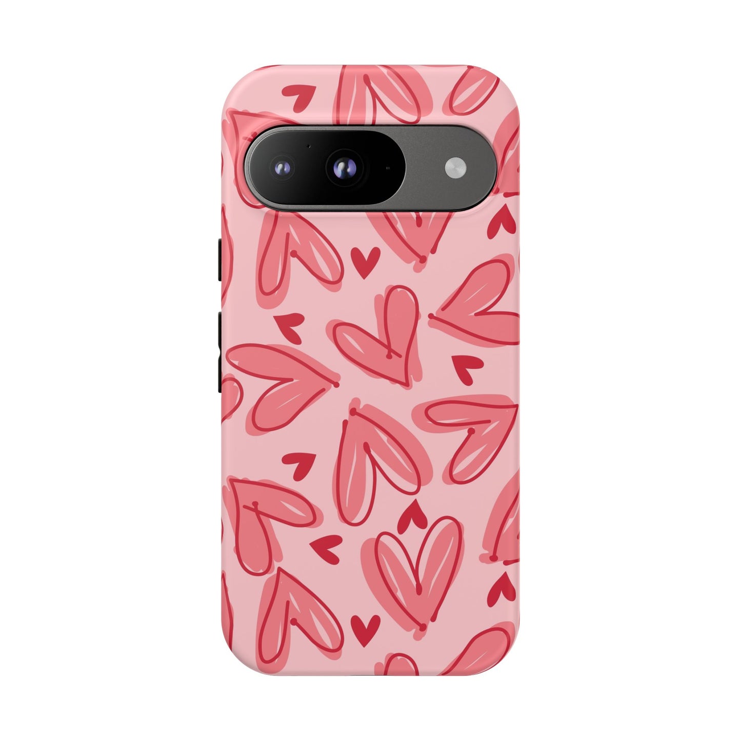 Hearts: Tough Case for iPhone, Samsung Galaxy and Google Pixel devices