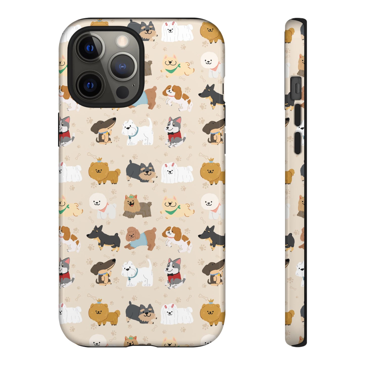 Cute Dogs: Tough Case for iPhone, Samsung Galaxy and Google Pixel devices