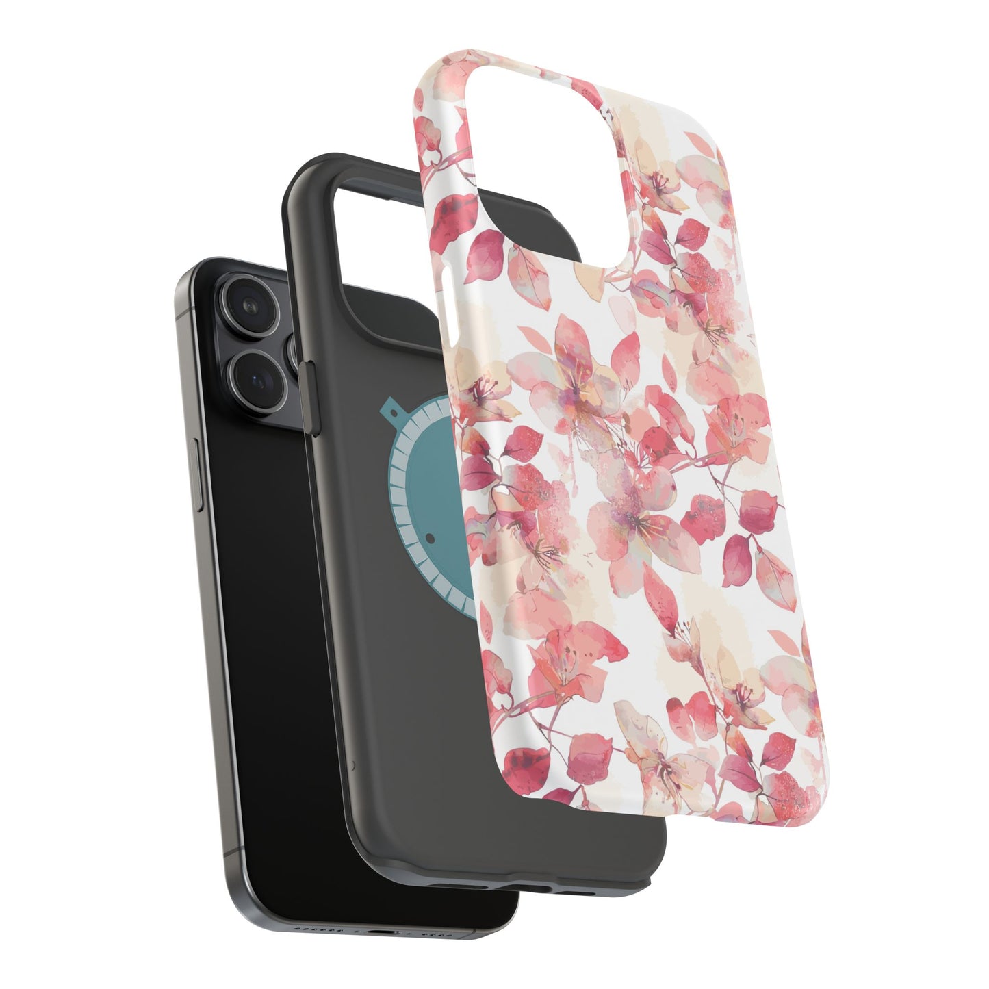 Watercolor Flowers: MagSafe case for iPhone