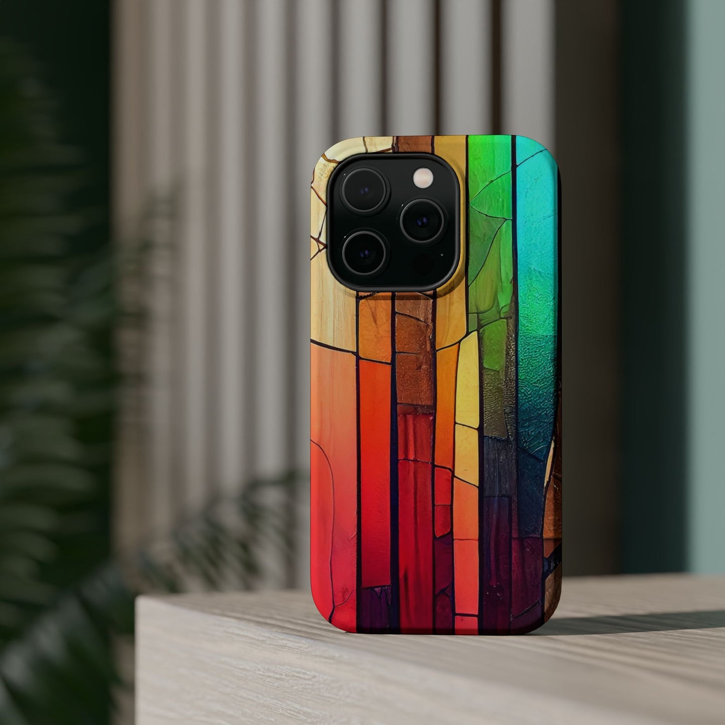 Stained Glass Design MagSafe Case for iPhone