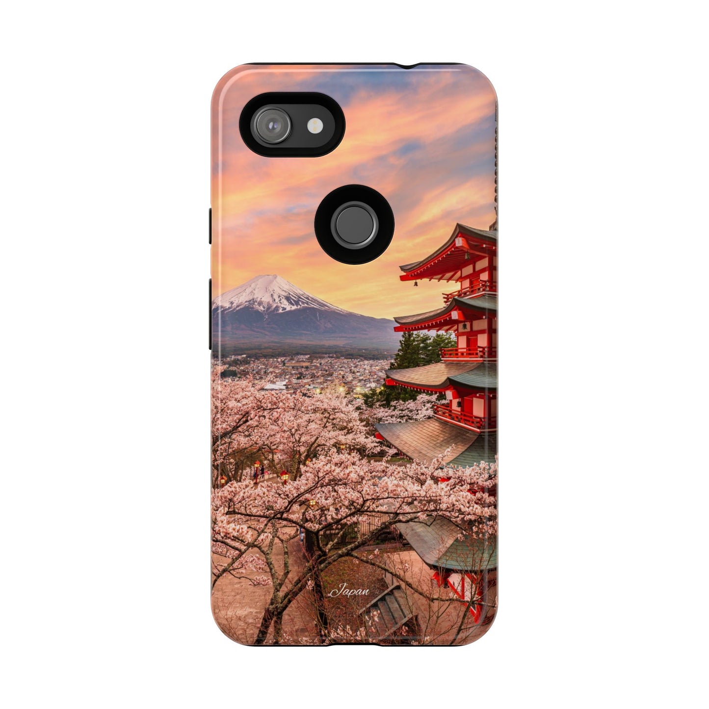Cherry Blossoms Mt. Fuji phone case for iPhone, Galaxy and Pixel devices