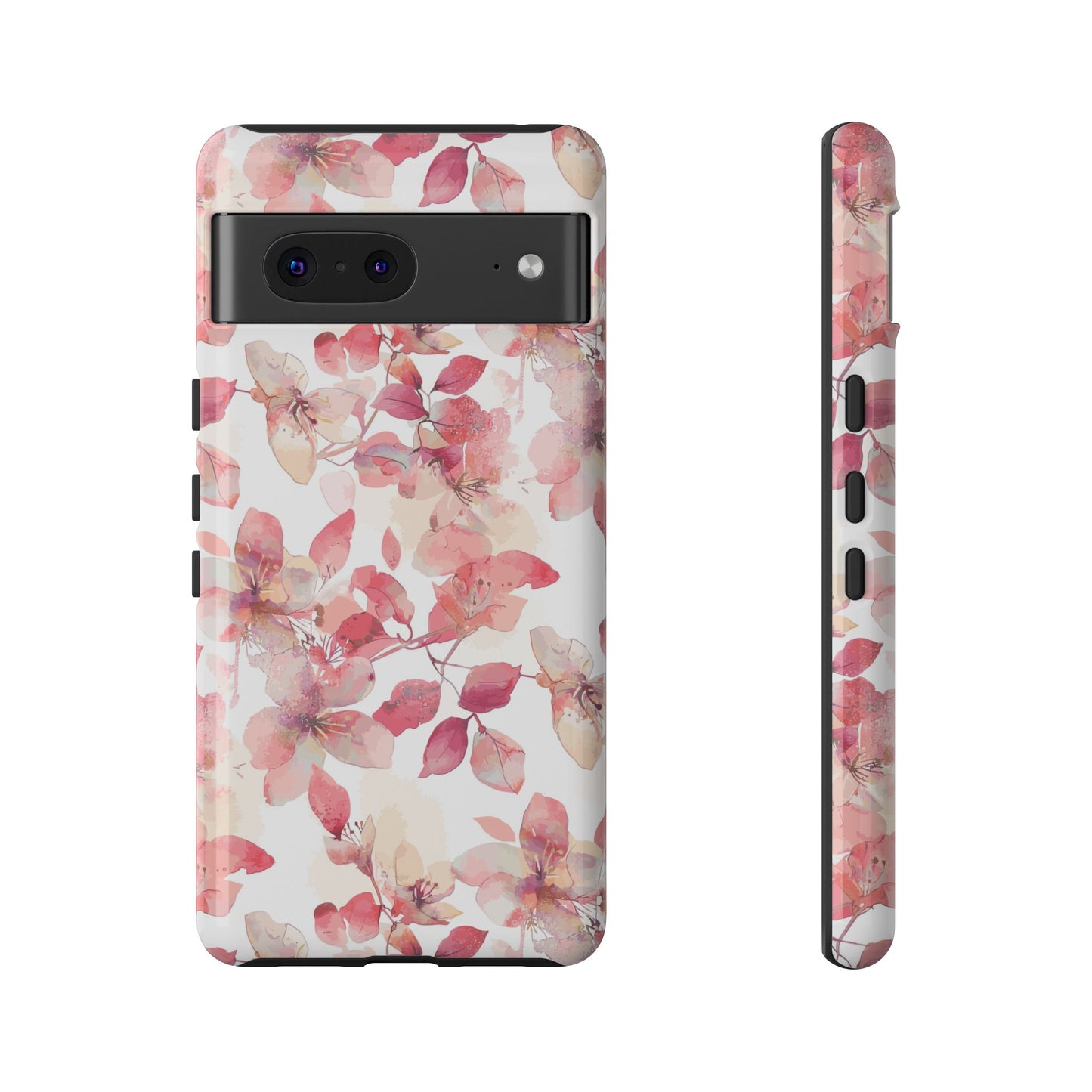 Watercolor Flowers: Tough Case for iPhone, Samsung Galaxy and Google Pixel devices