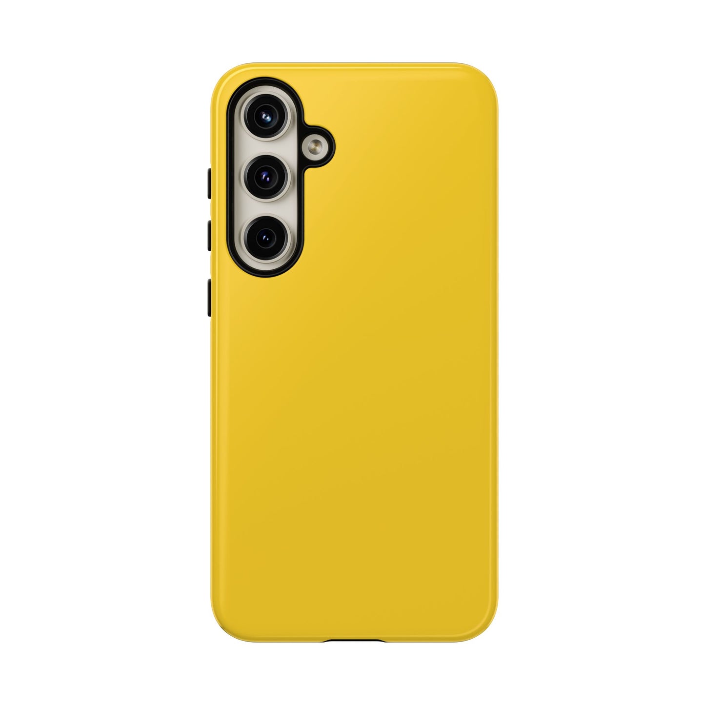 Luscious Yellow: Plain Sunburst-Inspired Color for iPhone, Samsung Galaxy and Google Pixel devices