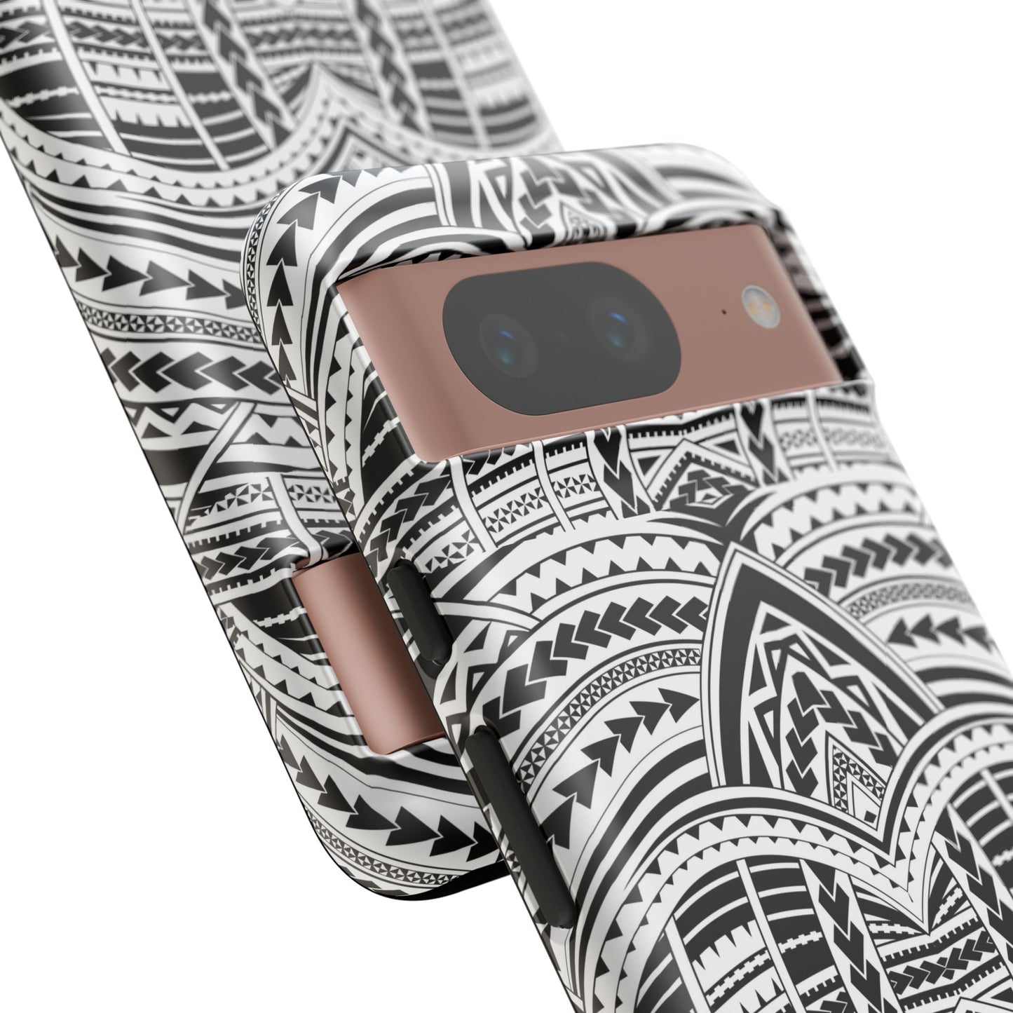 Tatoeage: telefoonhoesje met tribalpatroon voor iPhone, Samsung Galaxy en Google Pixel