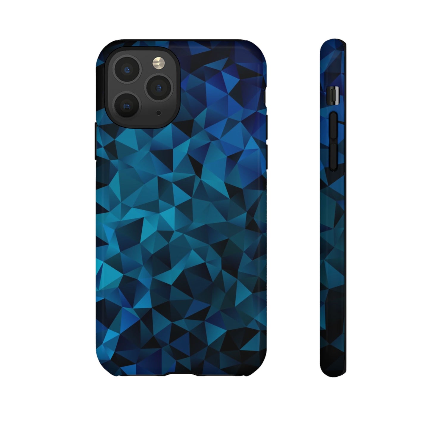 Blue Diamonds: Phone Case with Elegant Prints for iPhone, Samsung Galaxy and Google Pixel devices