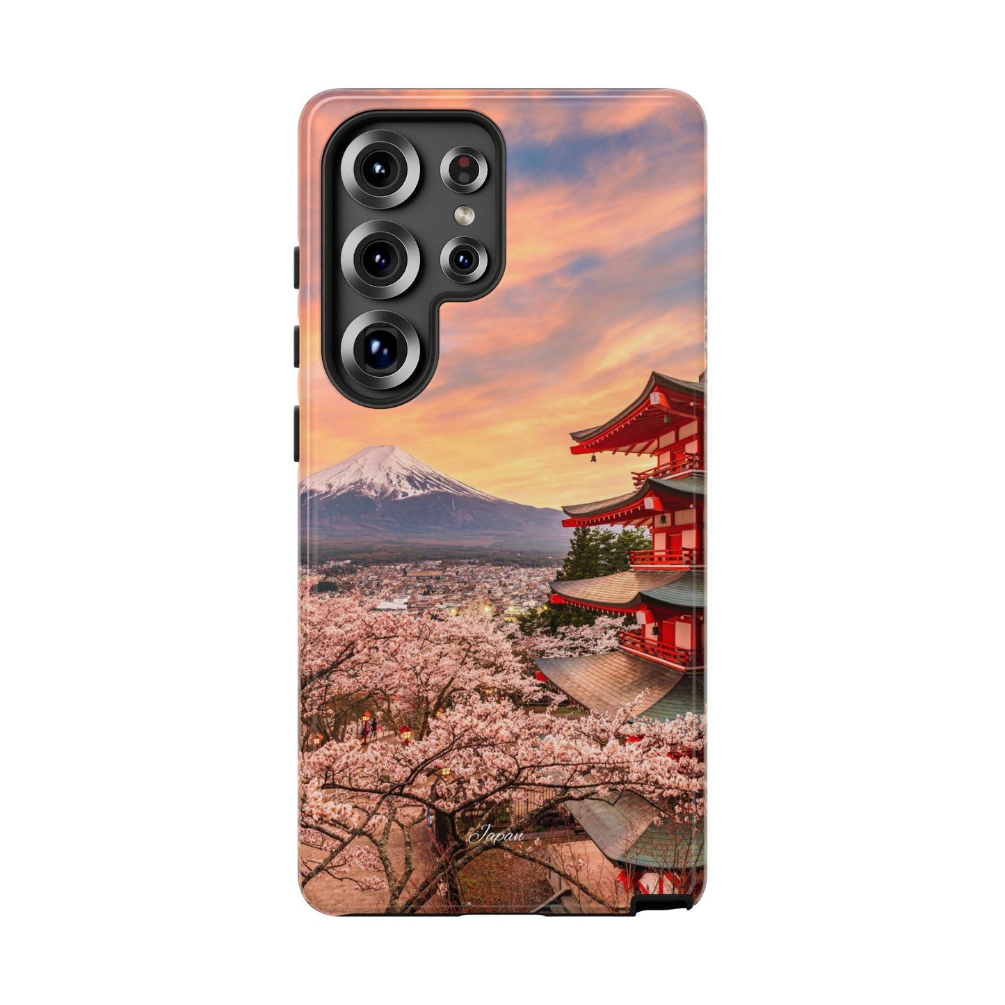 Cherry Blossoms Mt. Fuji phone case for iPhone, Galaxy and Pixel devices