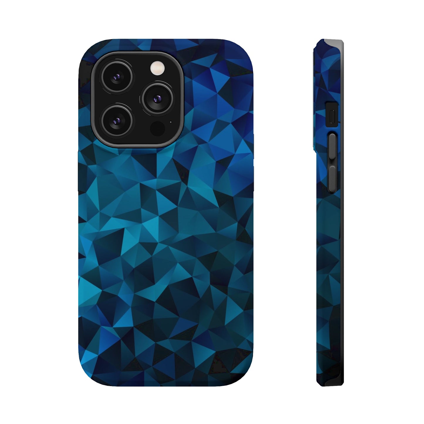 Blue Diamonds (MagSafe version): Elegant phone case for iPhone