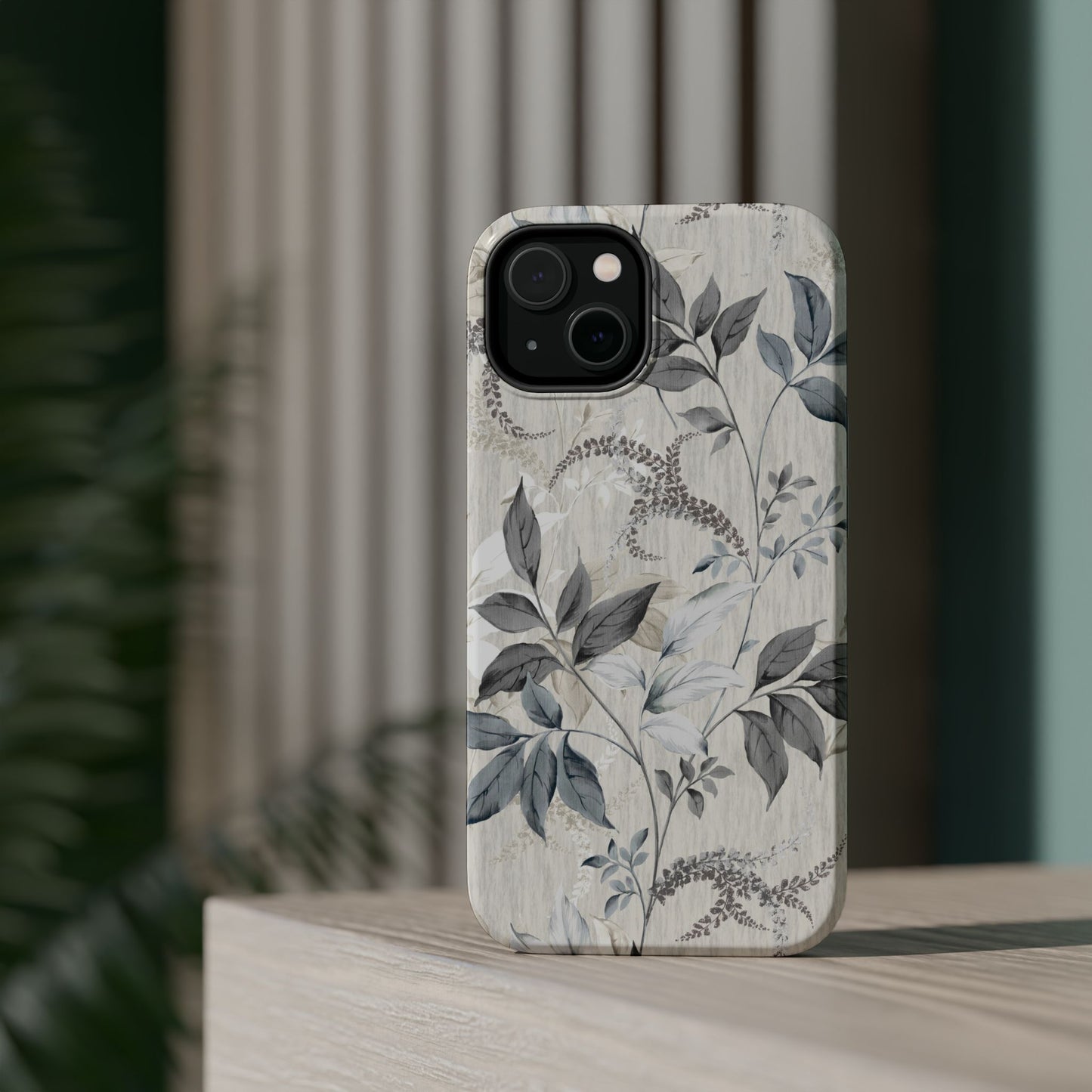 Luxury Leaves (MagSafe version): Artistic case for iPhone, Samsung Galaxy and Google Pixel