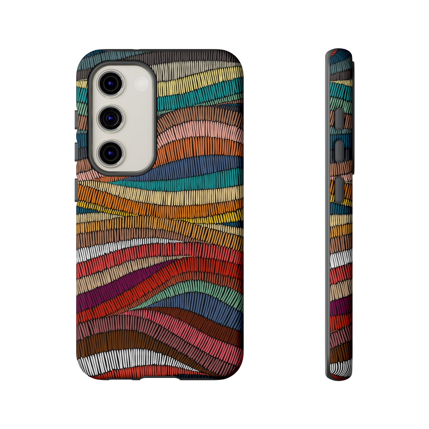 Threaded Harmony: Tapestry-inspired Phone Case for iPhone, Samsung Galaxy and Google Pixel devices
