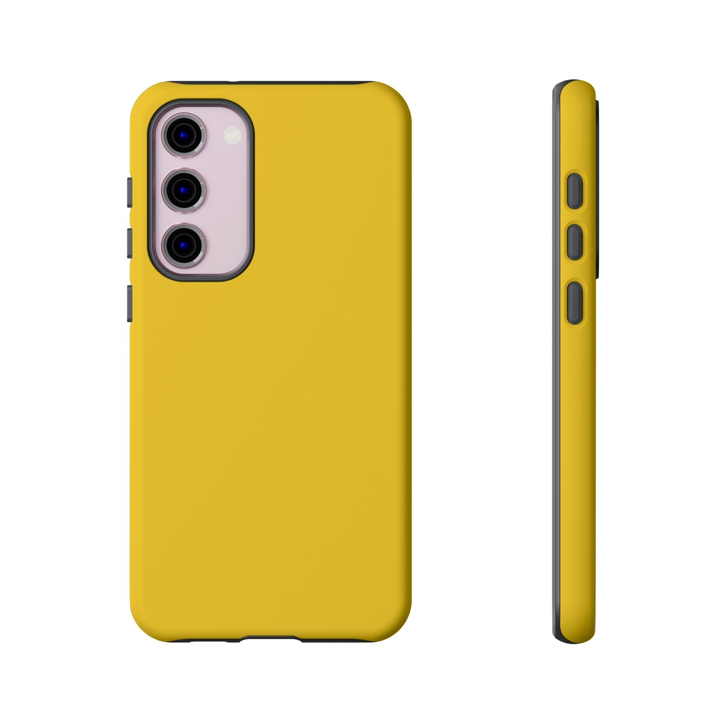 Luscious Yellow: Plain Sunburst-Inspired Color for iPhone, Samsung Galaxy and Google Pixel devices