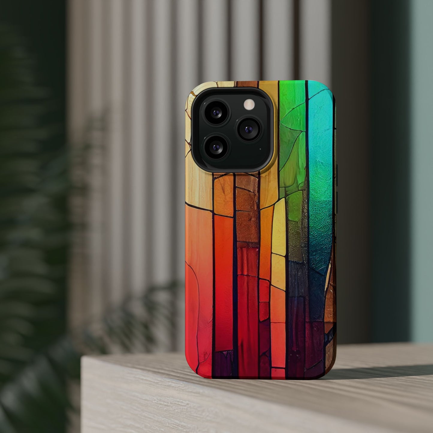 Stained Glass Design MagSafe Case for iPhone