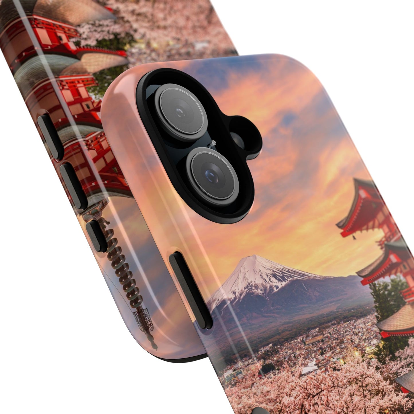 Cherry Blossoms Mt. Fuji phone case for iPhone, Galaxy and Pixel devices
