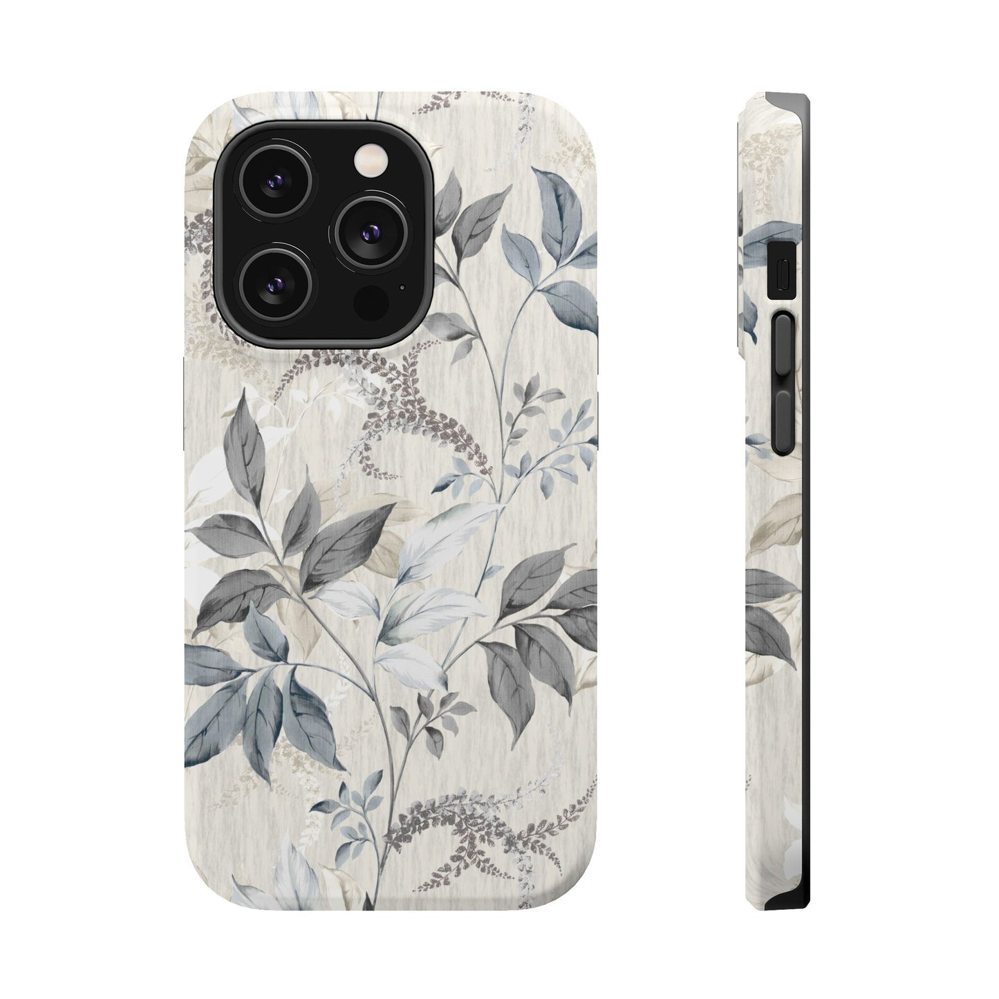 Luxury Leaves (MagSafe version): Artistic case for iPhone, Samsung Galaxy and Google Pixel
